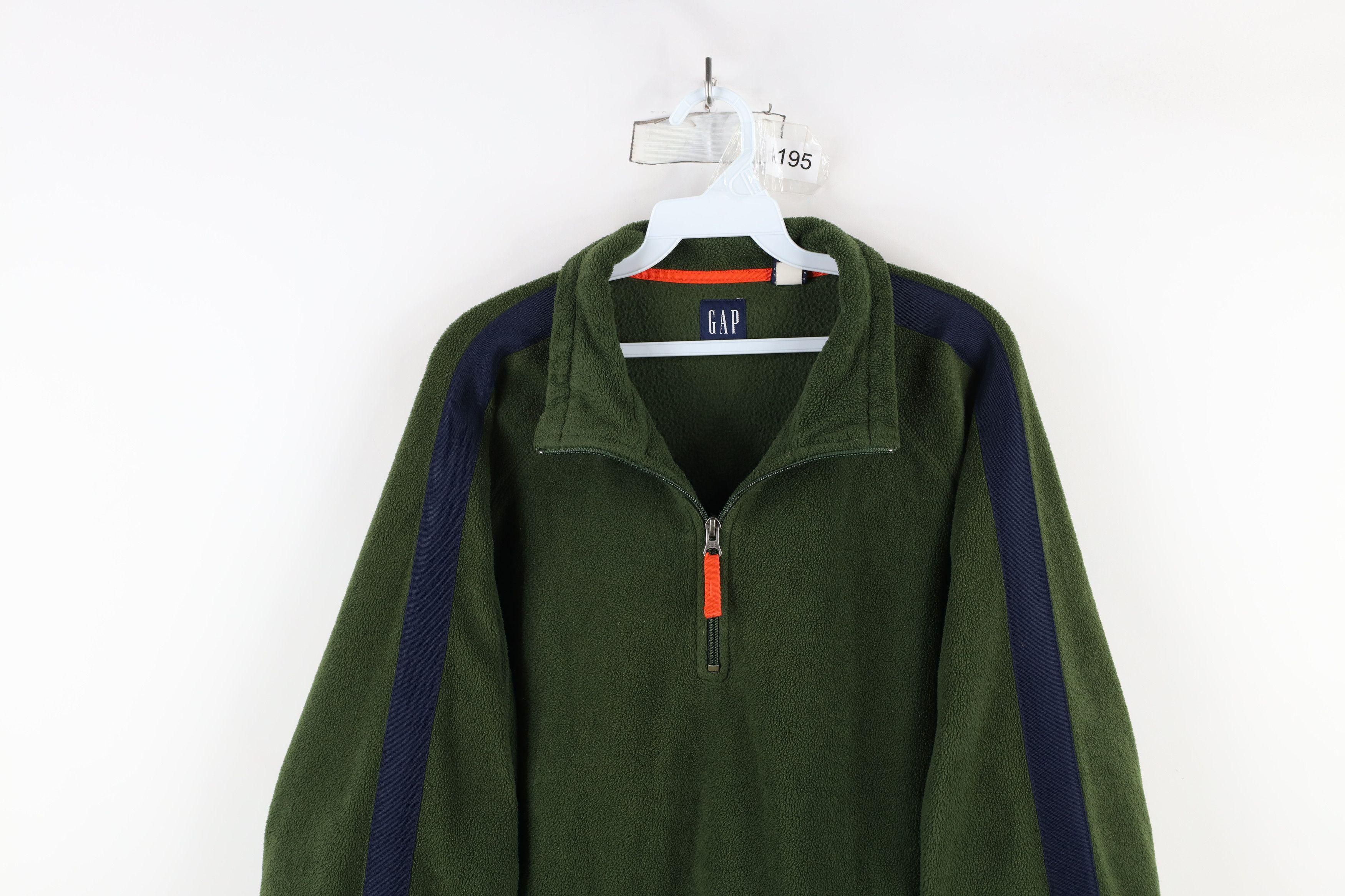 Gap Vintage Y2K 2000 Gap Block Half Zip Fleece Pullover Sweater Size US XL / EU 56 / 4 - 2 Thumbnail