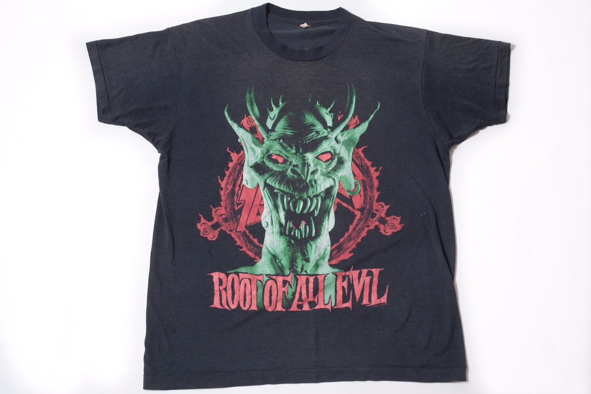Slayer Vintage 1988 Slayer World Sacrifice Tour Tee 80s Size US M / EU 48-50 / 2 - 1 Thumbnail