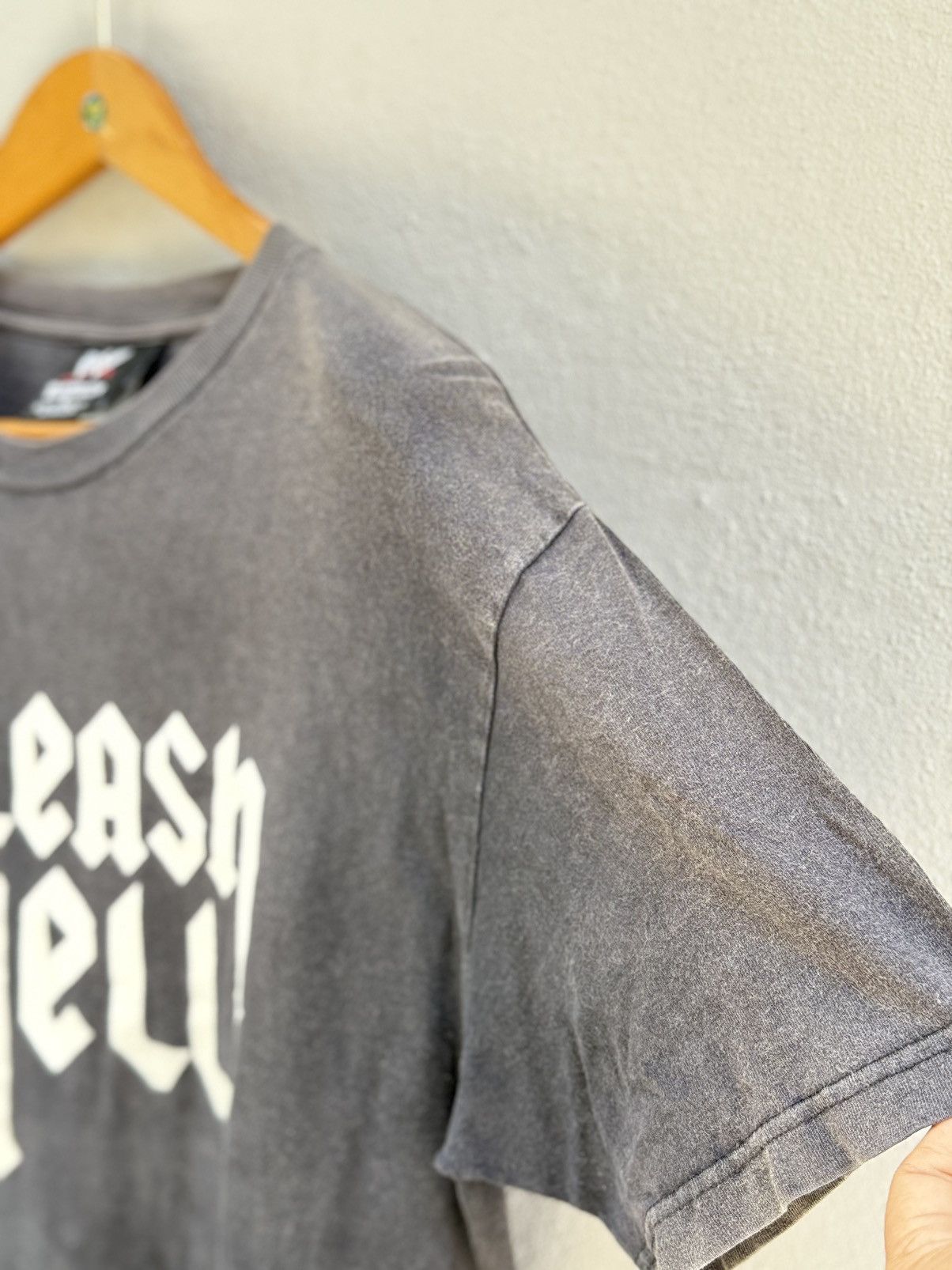 WWF Thrashed Vintage Stone Cold Flame Wrestling Sun Faded Tee Size US L / EU 52-54 / 3 - 14 Thumbnail