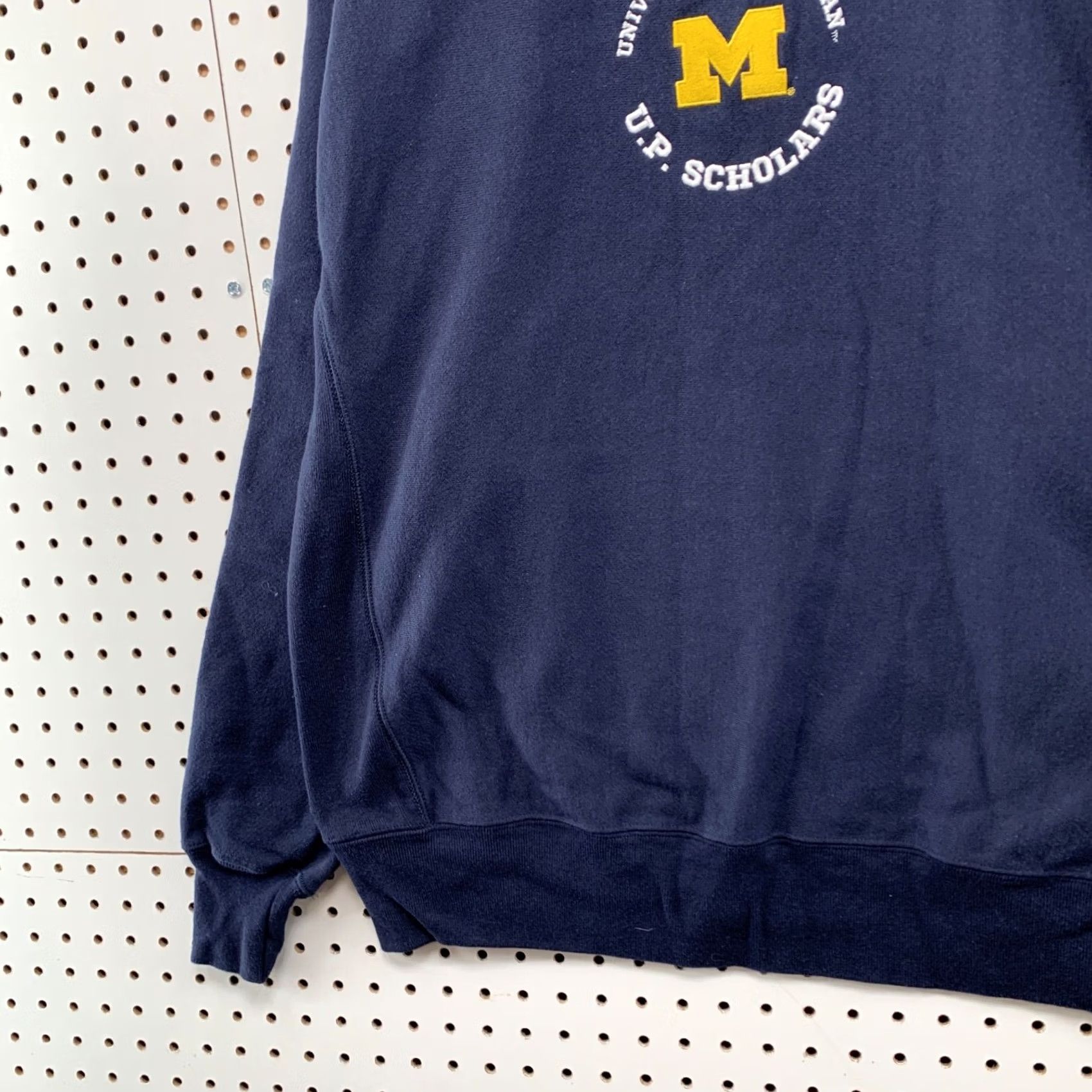 Champion Michigan UP Scholars Crewneck Sweatshirt Mens Large Blue Reverse Weave 23x28 Size US L / EU 52-54 / 3 - 5 Thumbnail