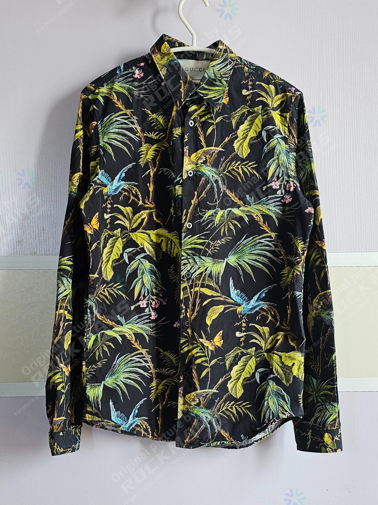 Gucci Gucci Unisex Tropical Shirt Size 37 Size S / US 4 / IT 40 - 1 Thumbnail