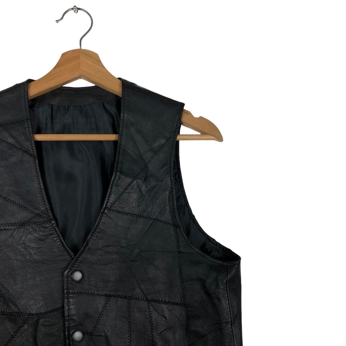 Japanese Brand 🔥90’s Soft Leather Riot Riot Vest Biker Wear Issey Miyake Size US M / EU 48-50 / 2 - 5 Thumbnail