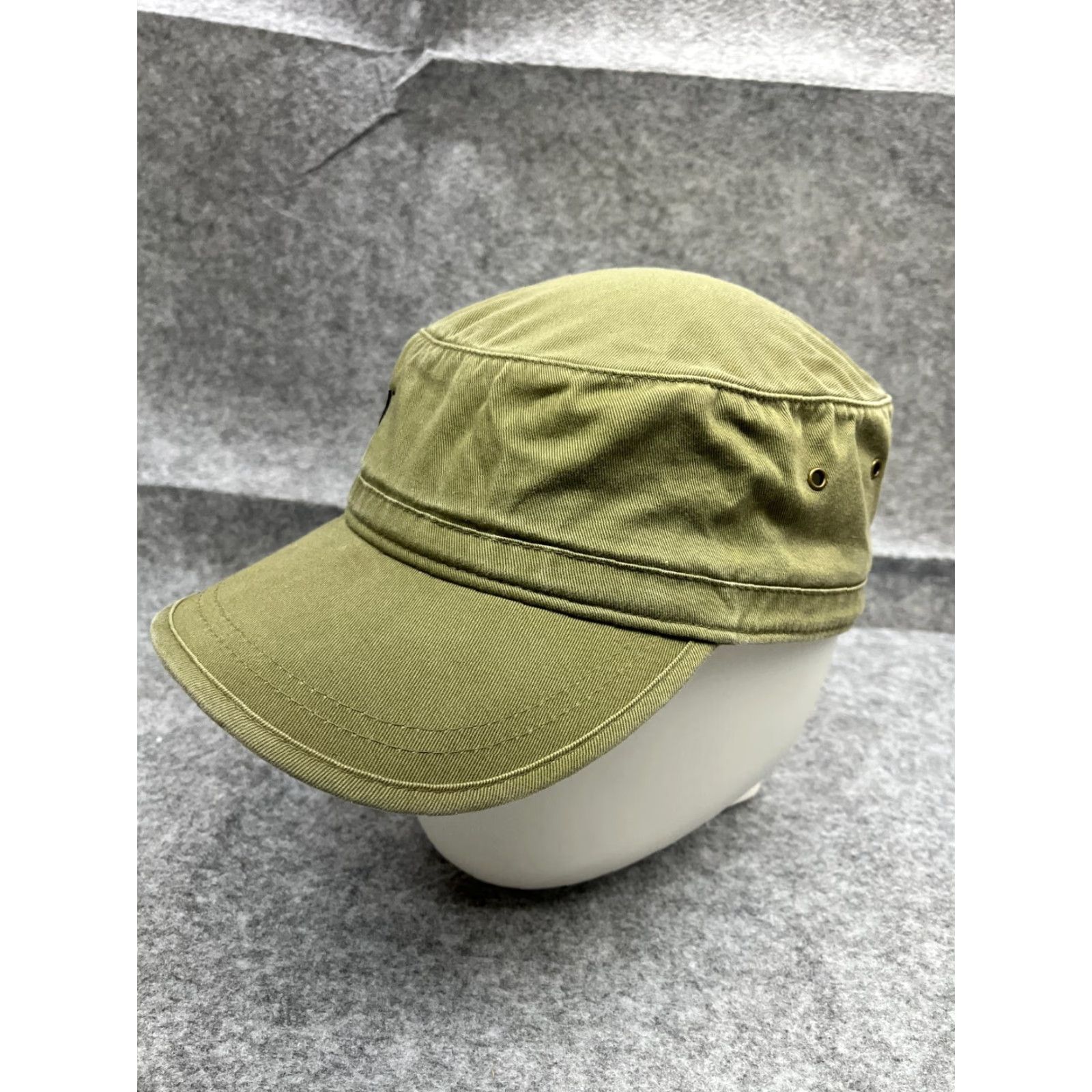 Vintage Econscious Army Cap Hat Adjustable Unisex One Size Green Cotton Casual Size ONE SIZE - 4 Thumbnail