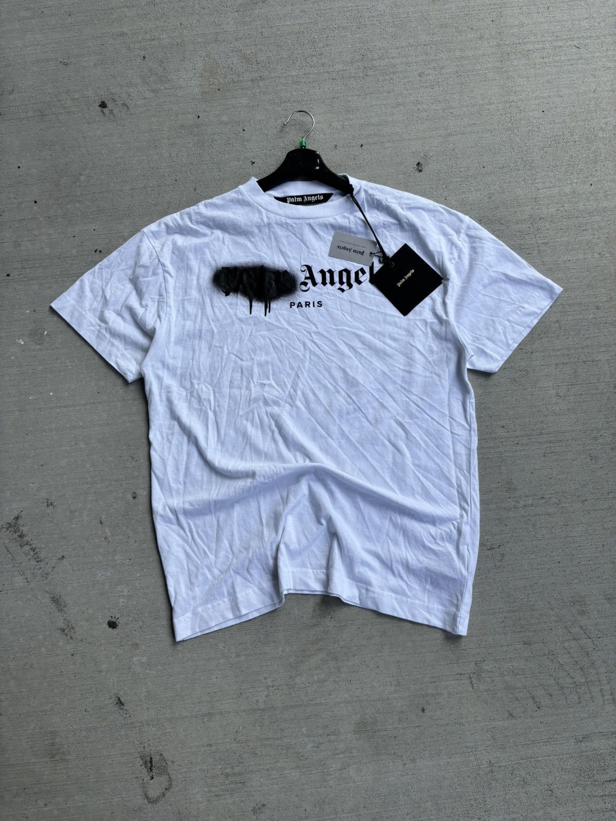 Palm Angels Deadstock palm angels spray paint graphic shirt with tags xl Size US XL / EU 56 / 4 - 1 Thumbnail