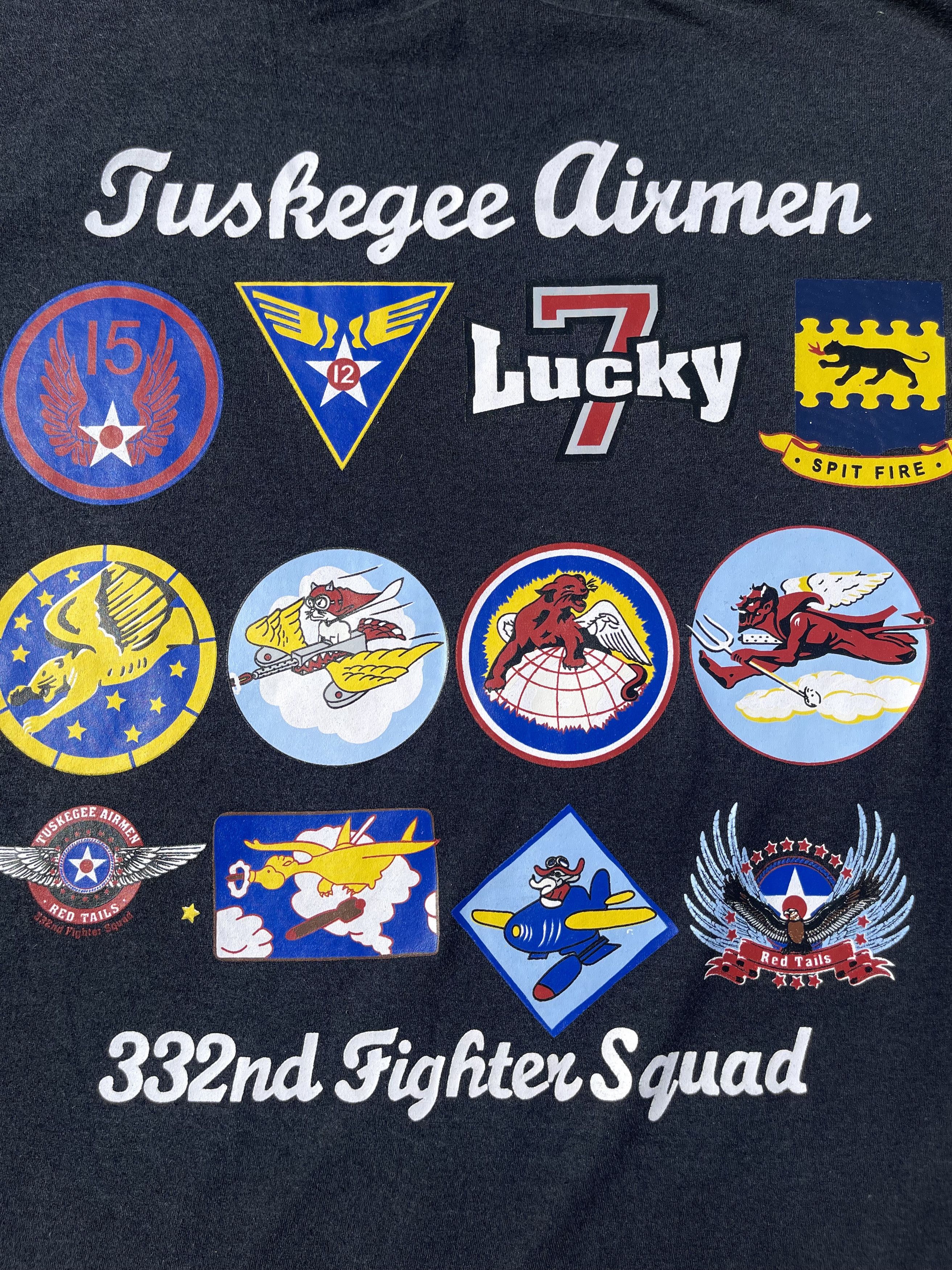 Rap Tees × Vintage Tuskegee Airmen Vintage Black History 90's Rap T-Shirt Size US XXL / EU 58 / 5 - 9 Thumbnail