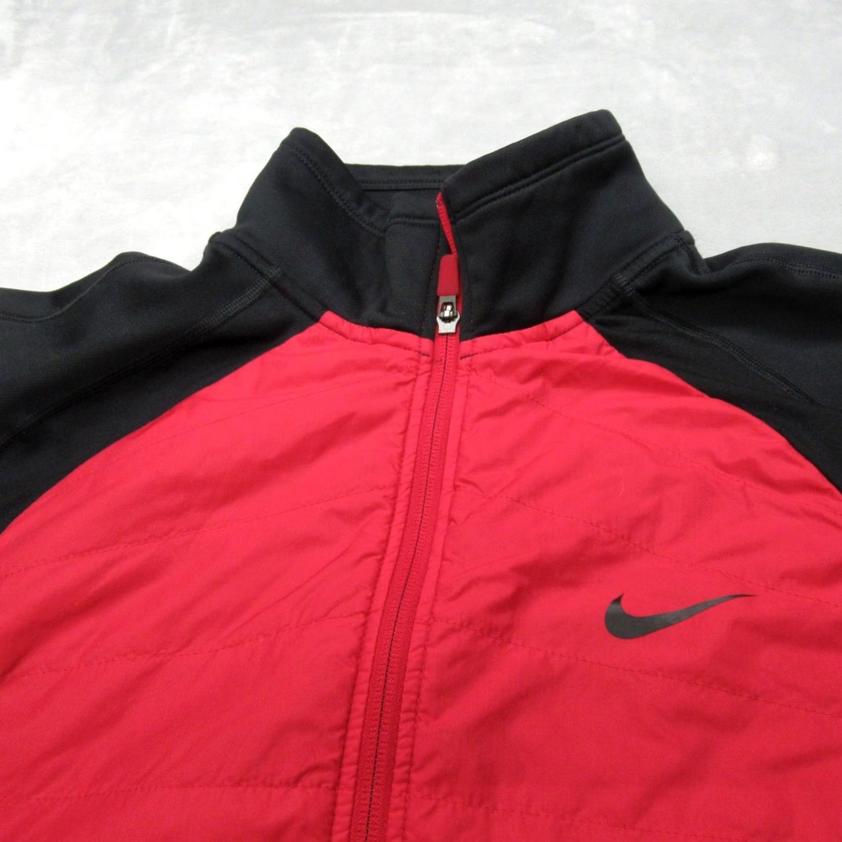 Nike Nike Jacket Mens M Red Black Pockets Full Zip Insulated Windbreaker Polyester Lining Polyester Logo Zipper Outdoor Casual Athletic Size US M / EU 48-50 / 2 - 3 Thumbnail