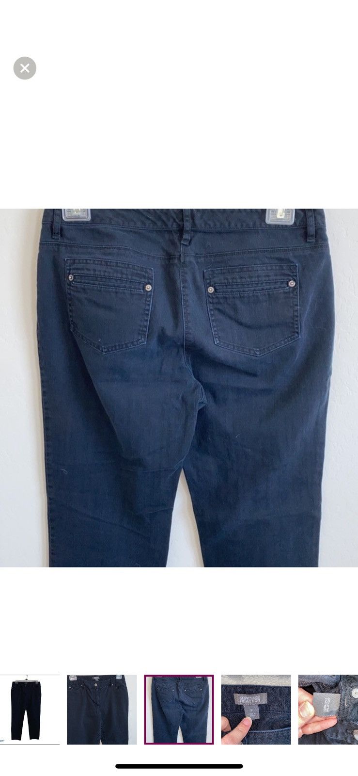 Kenneth Cole Kenneth Cole reaction black straight leg jeans size 12 Size 34" / US 12 / IT 48 - 5 Thumbnail