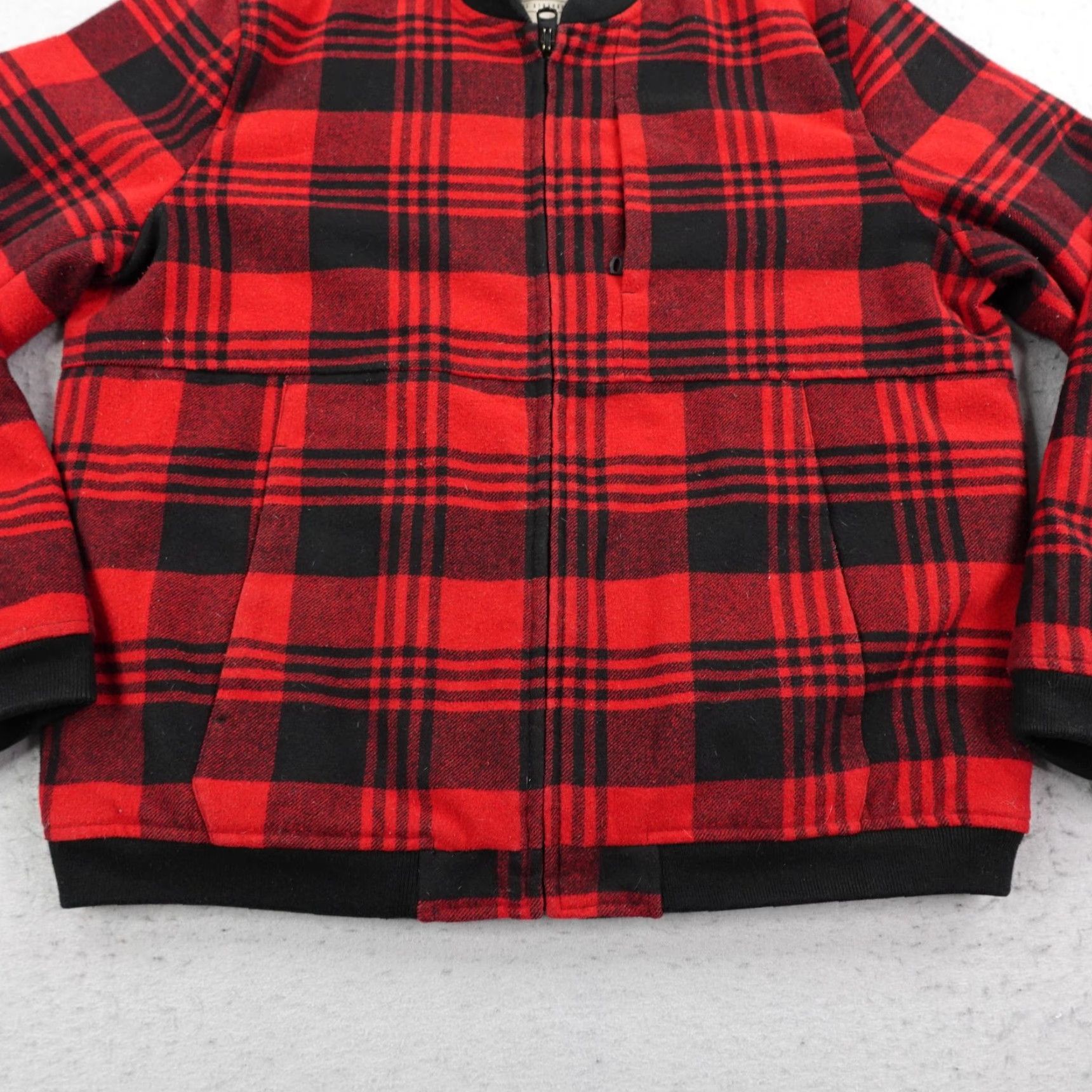 Levi's Levi's Jacket Men XL Red Plaid Wool Blend Quilt Lined Insulated Hooded Parka Coat Size US XL / EU 56 / 4 - 3 Thumbnail