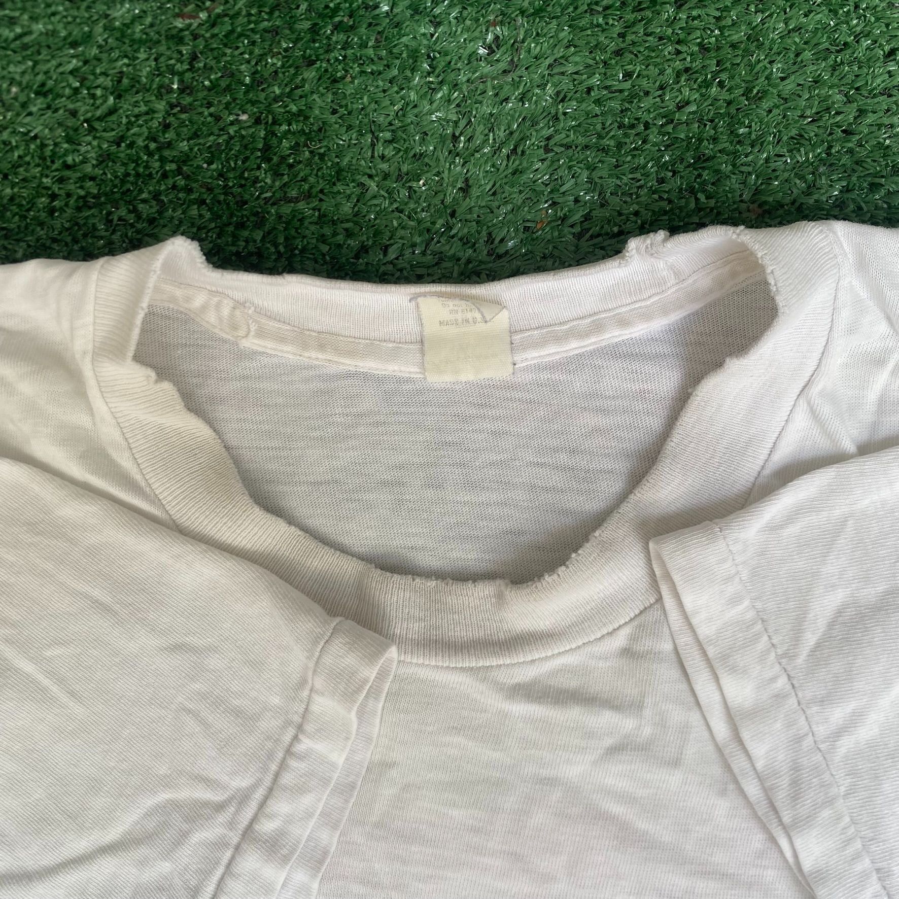 Nike Vintage 80s Nike Running Shirt Marathon Single Stitch Tee Size US XL / EU 56 / 4 - 4 Thumbnail
