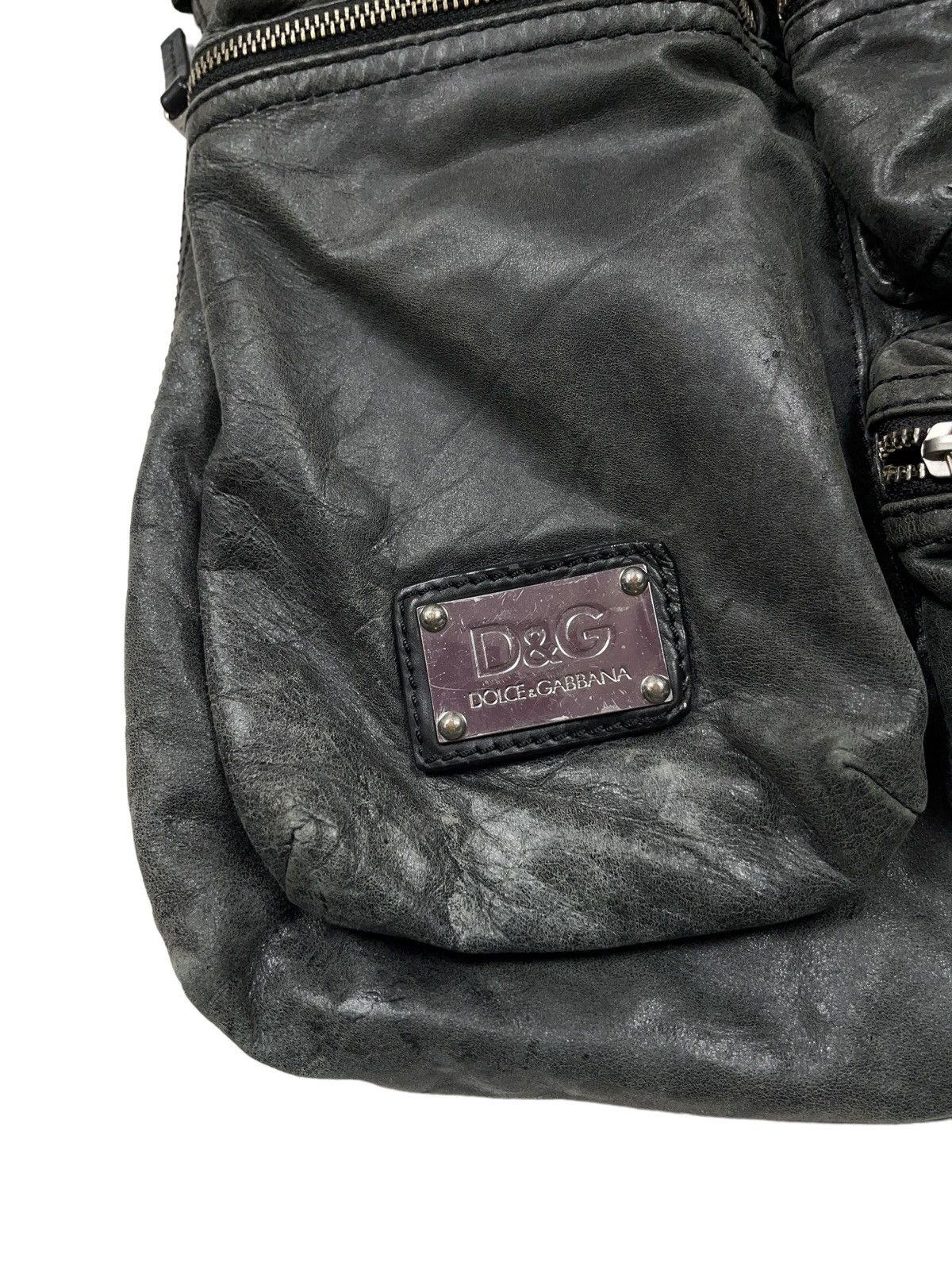 Dolce & Gabbana Dolce & Gabbana Archival Leather Bag Multi Pocket Size ONE SIZE - 6 Thumbnail