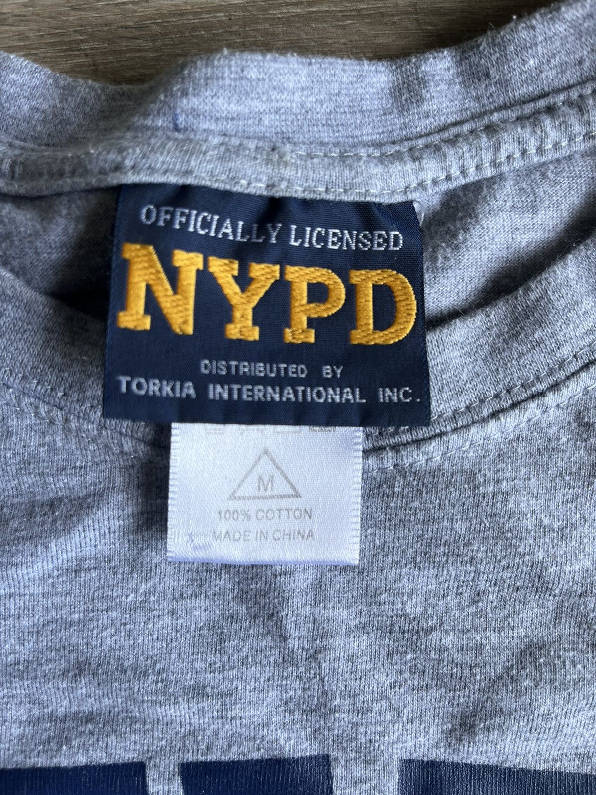 Vintage NYPD T-Shirt Size US M / EU 48-50 / 2 - 2 Thumbnail
