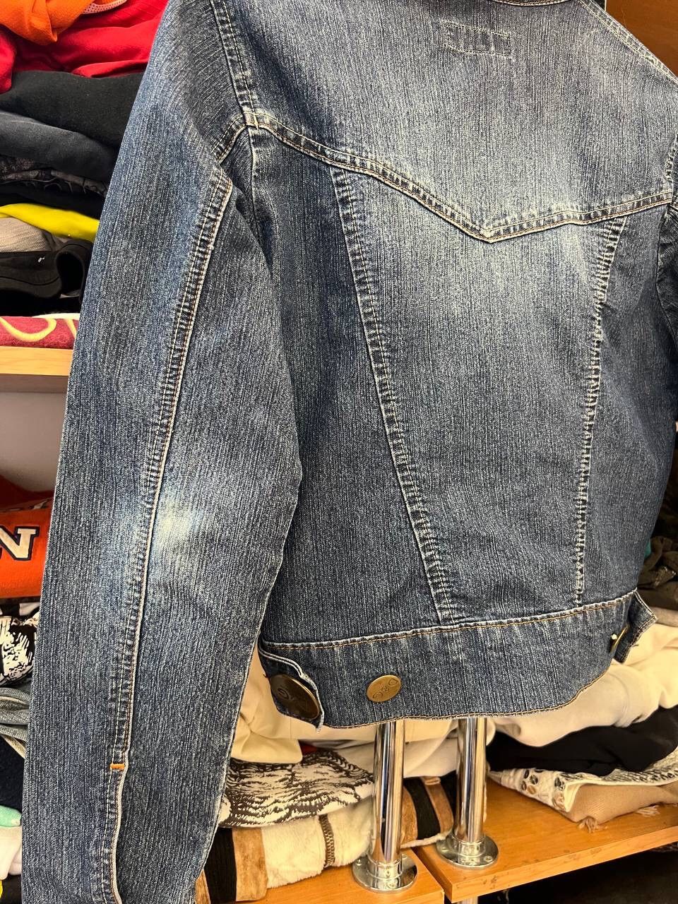 Dolce & Gabbana × Vintage Dolce gabbana denim Y2K Abstract jacket Size S / US 4 / IT 40 - 9 Thumbnail