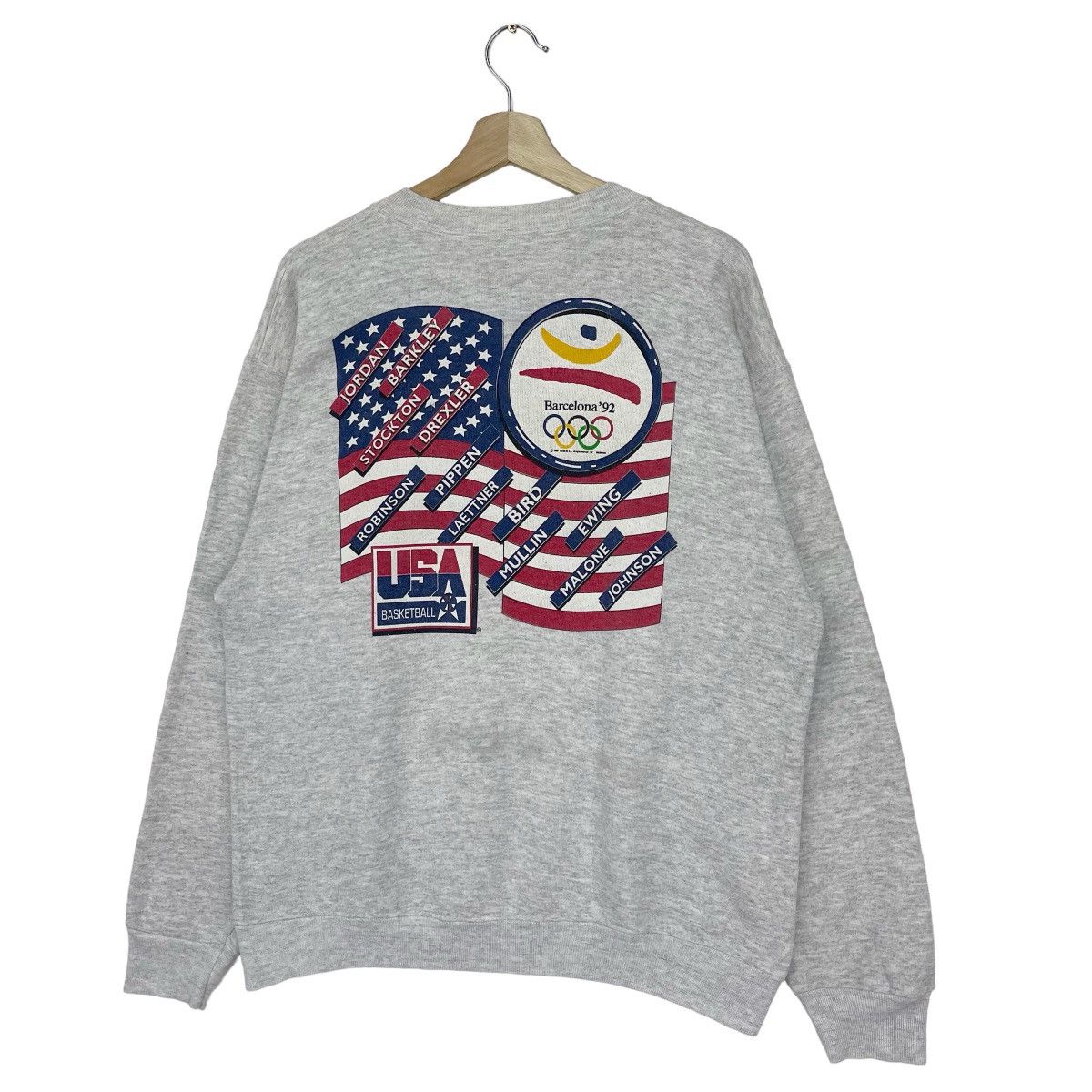 NBA × USA Olympics × Vintage 1992 USA Basketball Dream Team Sweatshirts Size US M / EU 48-50 / 2 - 4 Thumbnail