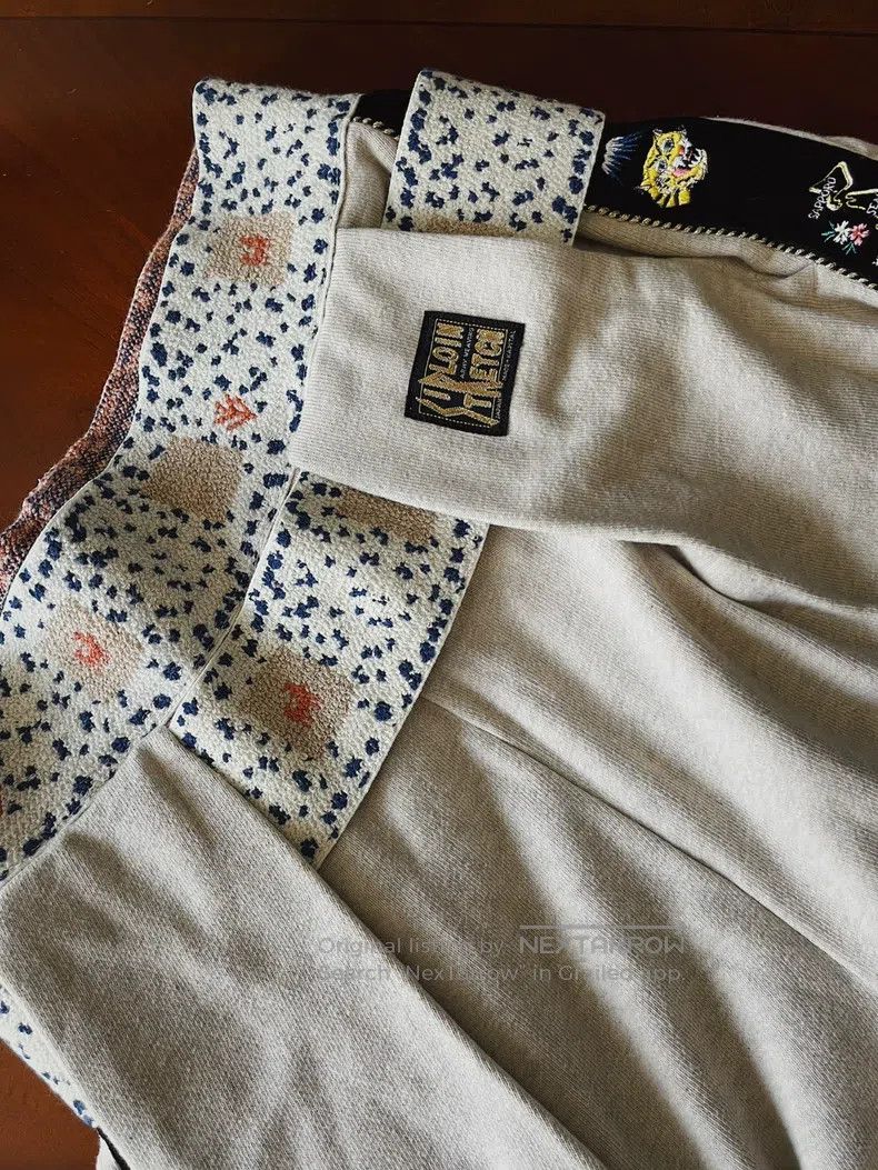 Kapital Kapital Size 2 Velvet embroidered stitched sweatpants Size US 34 / EU 50 - 4 Thumbnail