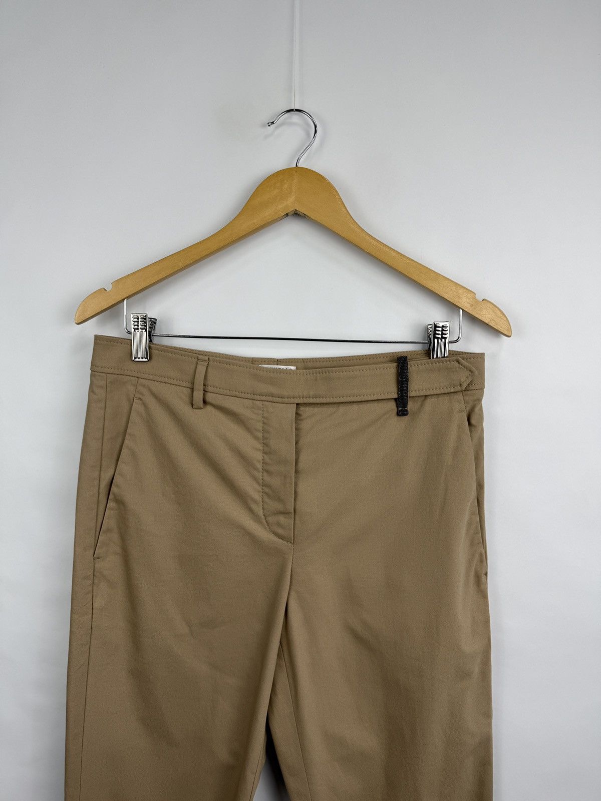 Brunello Cucinelli 🇮🇹 Brunello Cucinelli Classic Slim-Fit Women’s Pants Rare Size 28" / US 6 / IT 42 - 8 Thumbnail