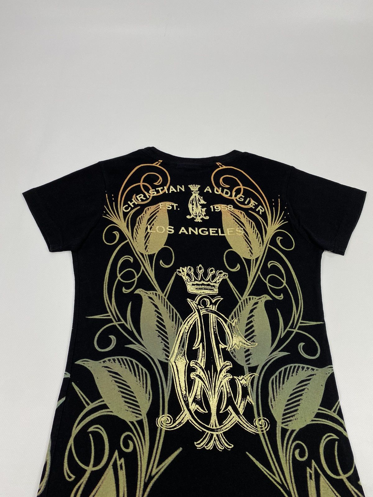 Christian Audigier 🔥LASTDROP🔥 Y2K Christian Audigier Skull Rhinestones T-shirt Size M / US 6-8 / IT 42-44 - 11 Thumbnail