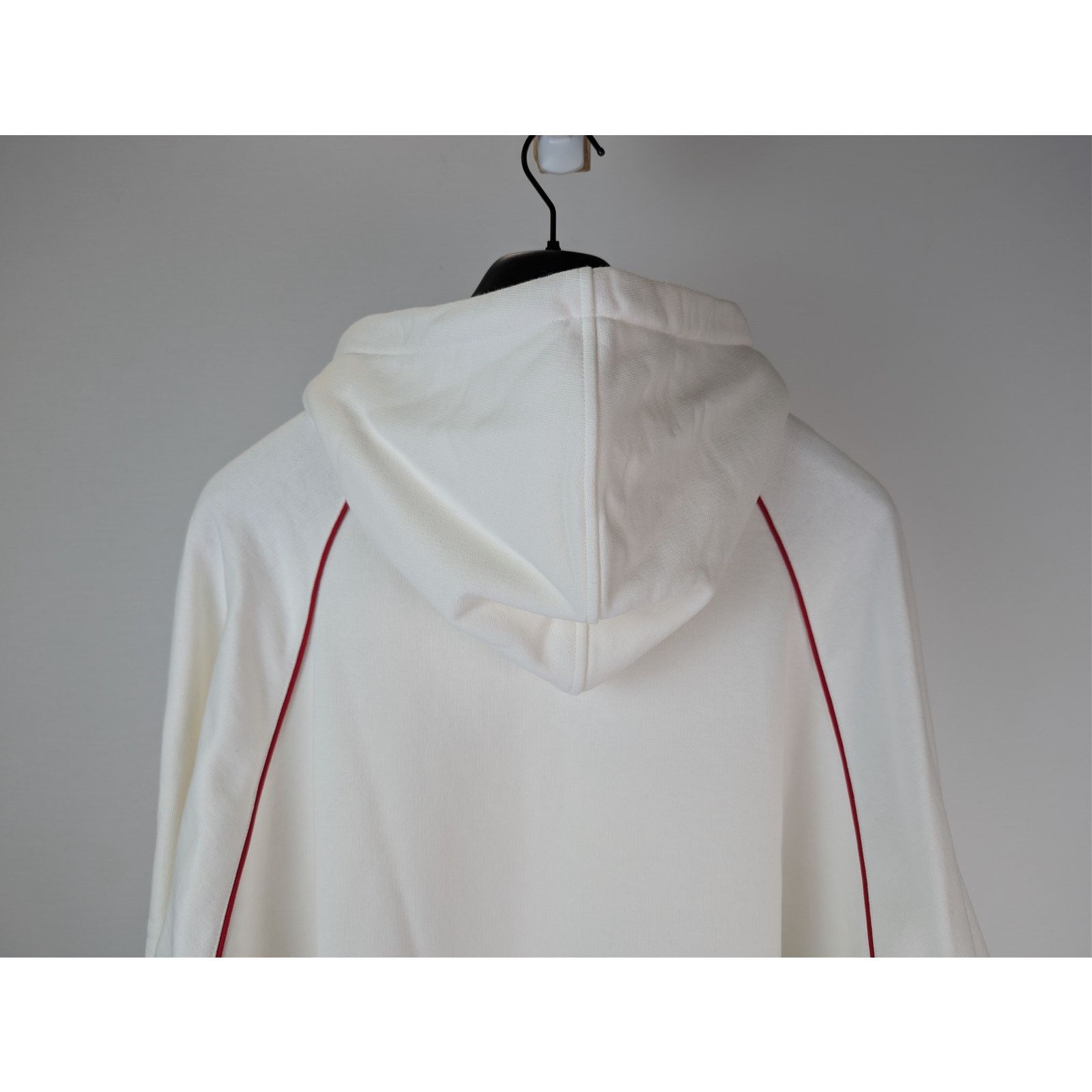 Gucci o1rshd1 Light Felted Cotton Jersey Hoodie Sweatshirt Ivory Size US XL / EU 56 / 4 - 12 Thumbnail
