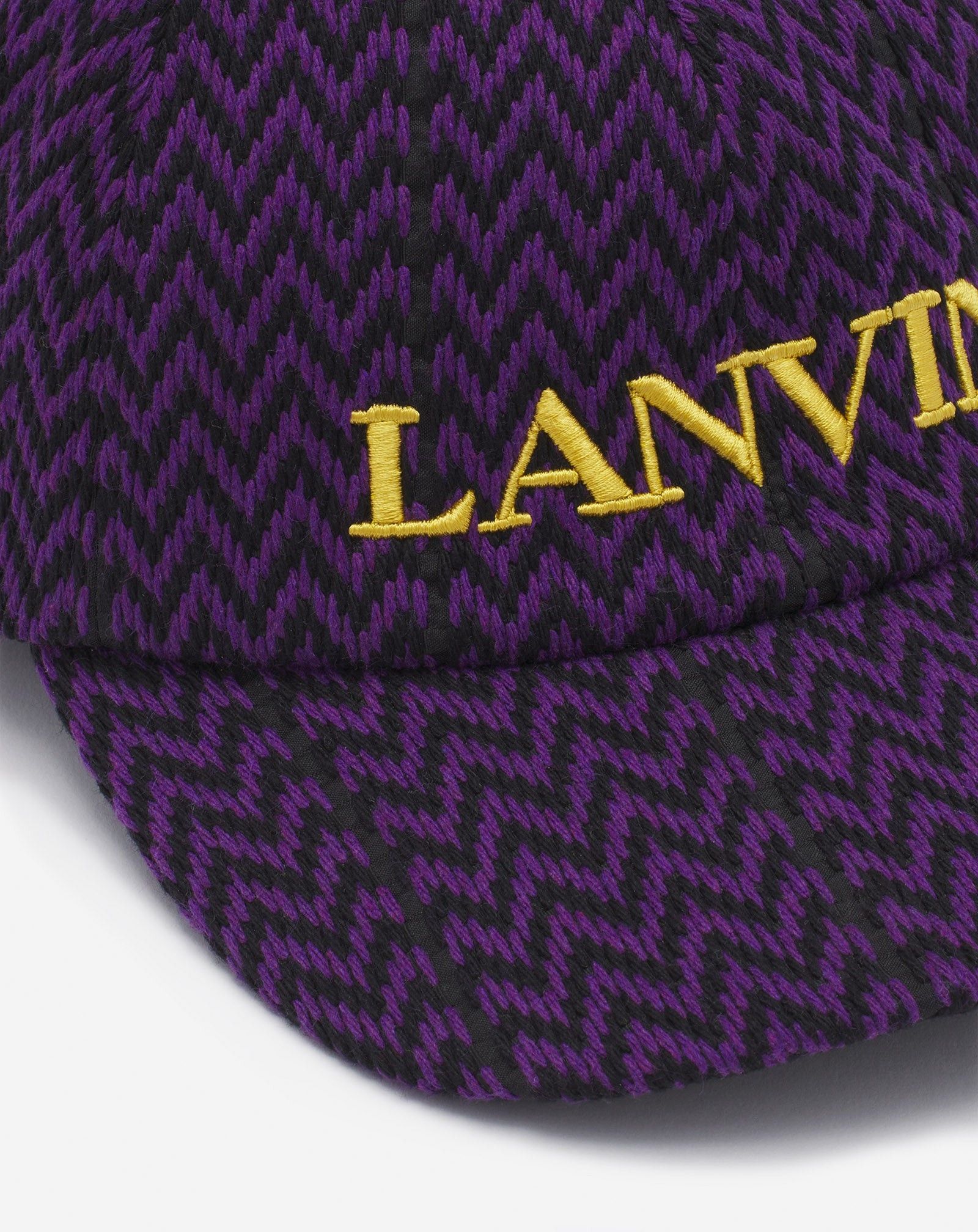 Lanvin o1mle0825 Size: 56cm Curb Cotton Cap / Hat in Multicolor Size ONE SIZE - 4 Thumbnail