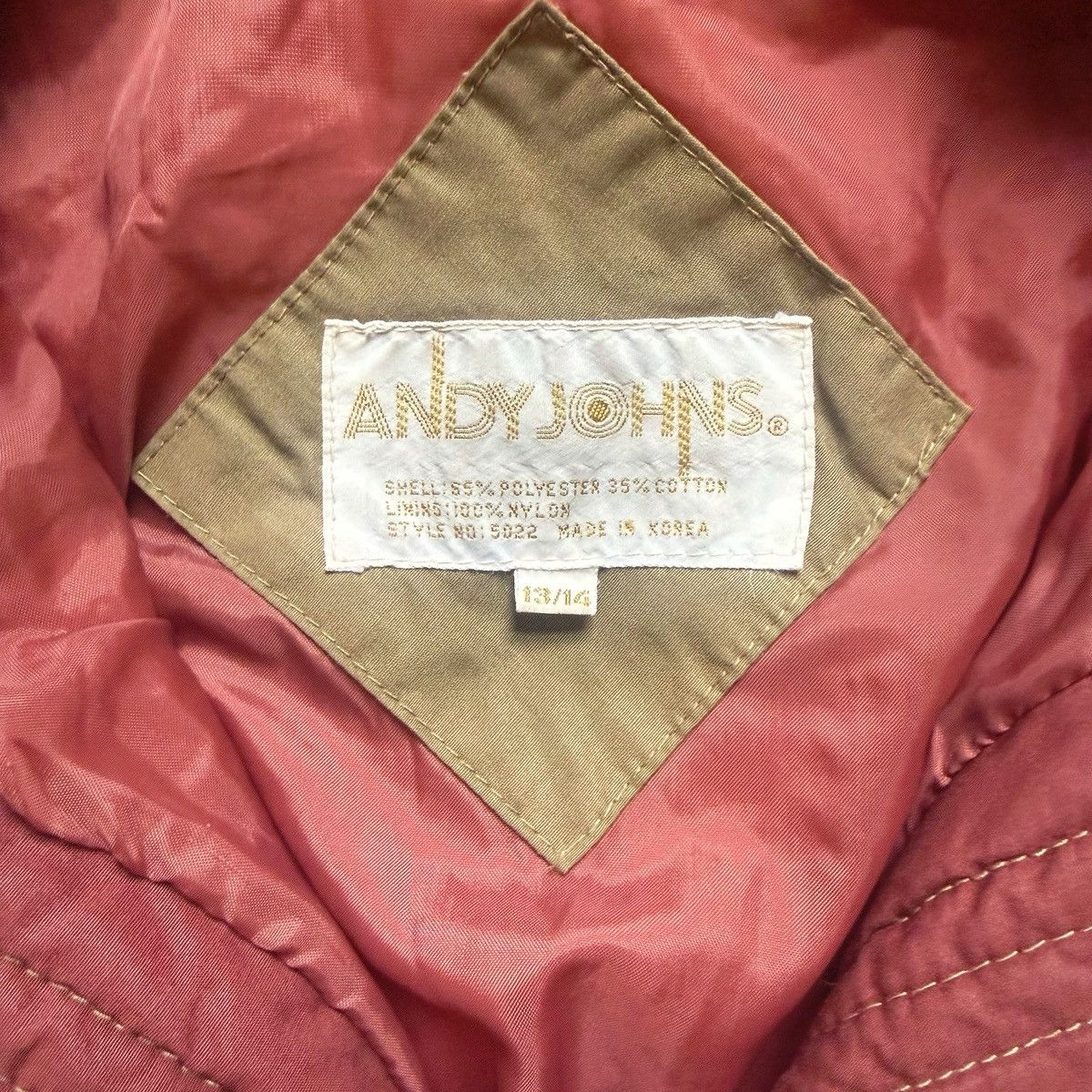 Other Vintage 1980’s Andy Johns Puffer Coat Jacket Vest Size XL / US 12-14 / IT 48-50 - 3 Thumbnail
