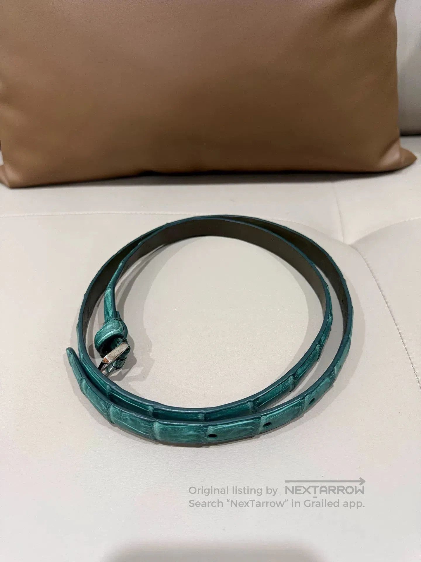 Loro Piana Loro Piana Green Croc. Size ONE SIZE - 6 Thumbnail