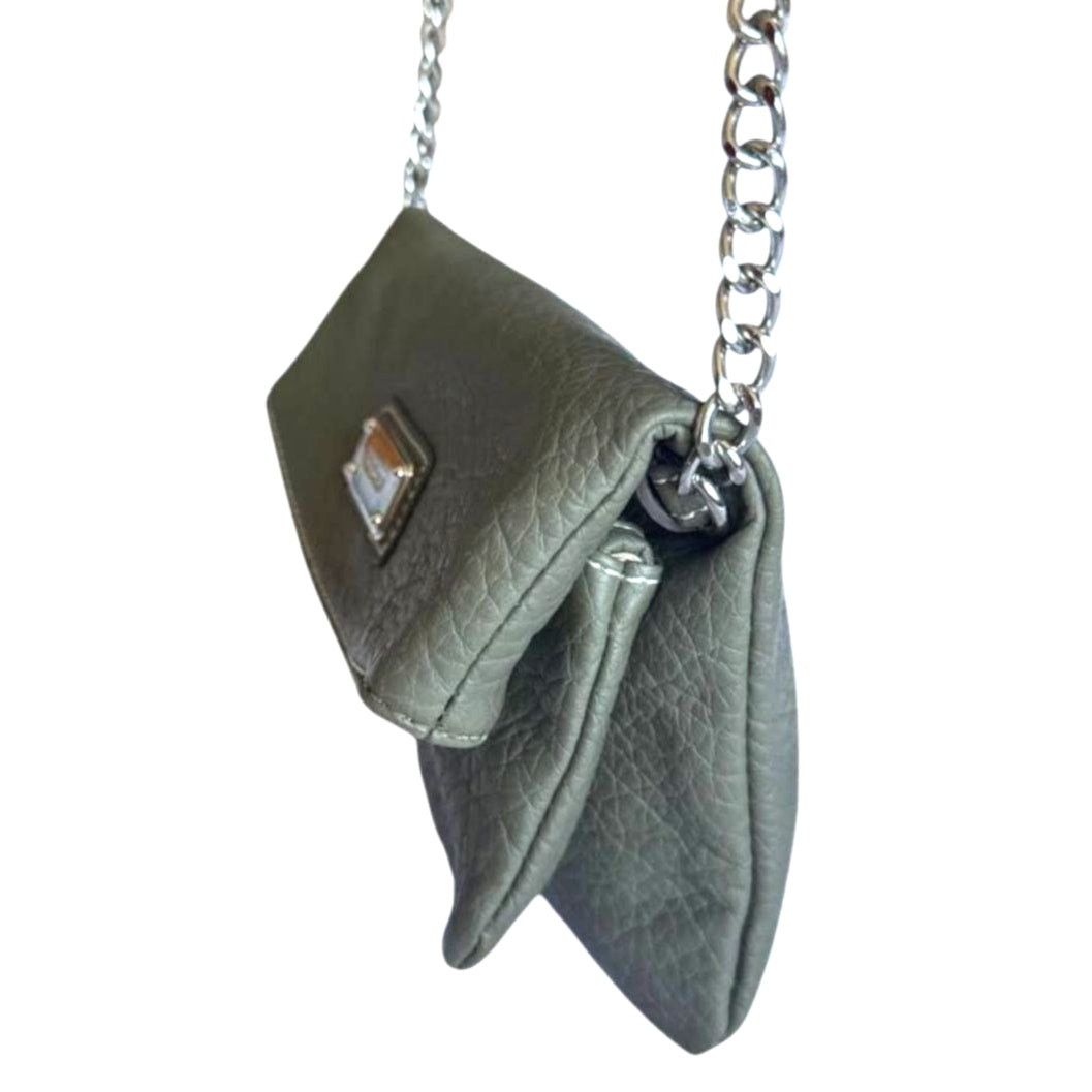 Nine West Nine West Crossbody Green/Gray Bag Size ONE SIZE - 4 Thumbnail