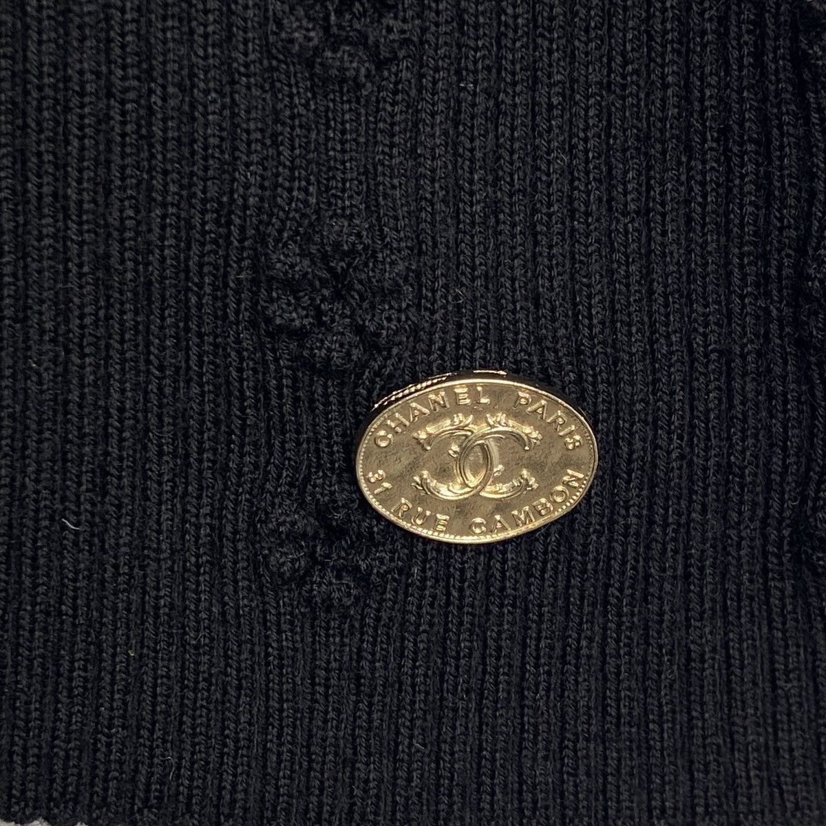 Chanel Chanel Basic Ribbed Knit Short Sleeve Top K26WX Size M / US 6-8 / IT 42-44 - 5 Thumbnail