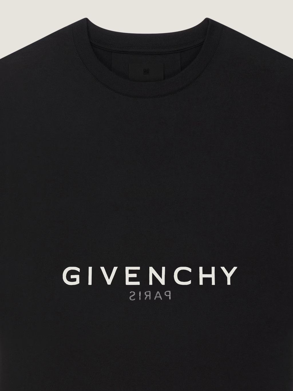 Givenchy o1srvl11e0625 Reverse Slim T-Shirt in Black Size US L / EU 52-54 / 3 - 2 Thumbnail