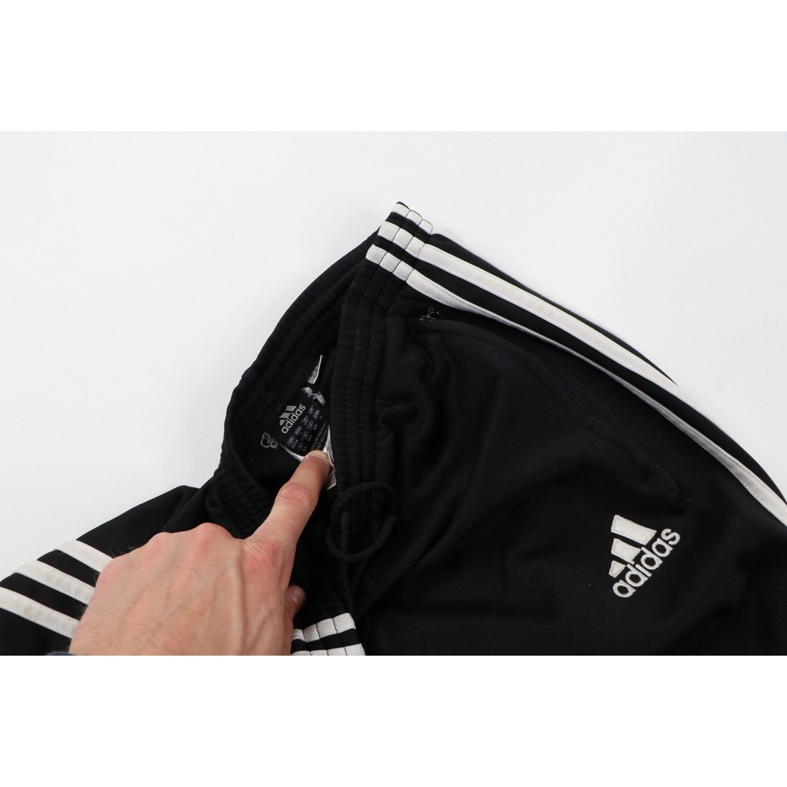 Adidas × Vintage Vintage Adidas Soccer Striped Tapered Leg Soccer Sweatpants Size US 34 / EU 50 - 8 Thumbnail