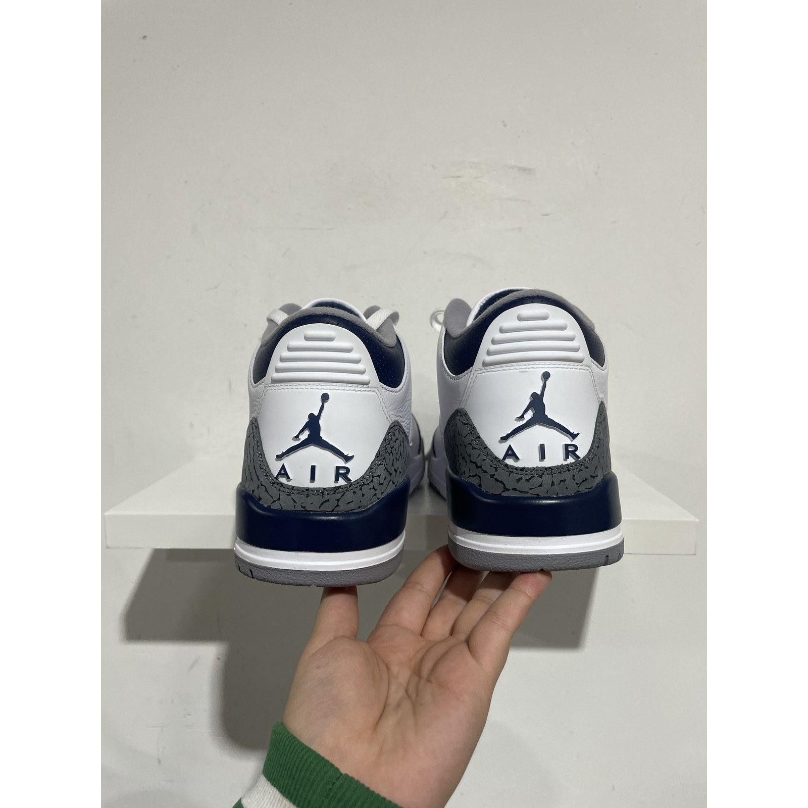 Jordan Brand JORDAN 3 RETRO MIDNIGHT NAVY SIZE 11.5 PREOWNED Size US 11.5 / EU 44-45 - 3 Thumbnail