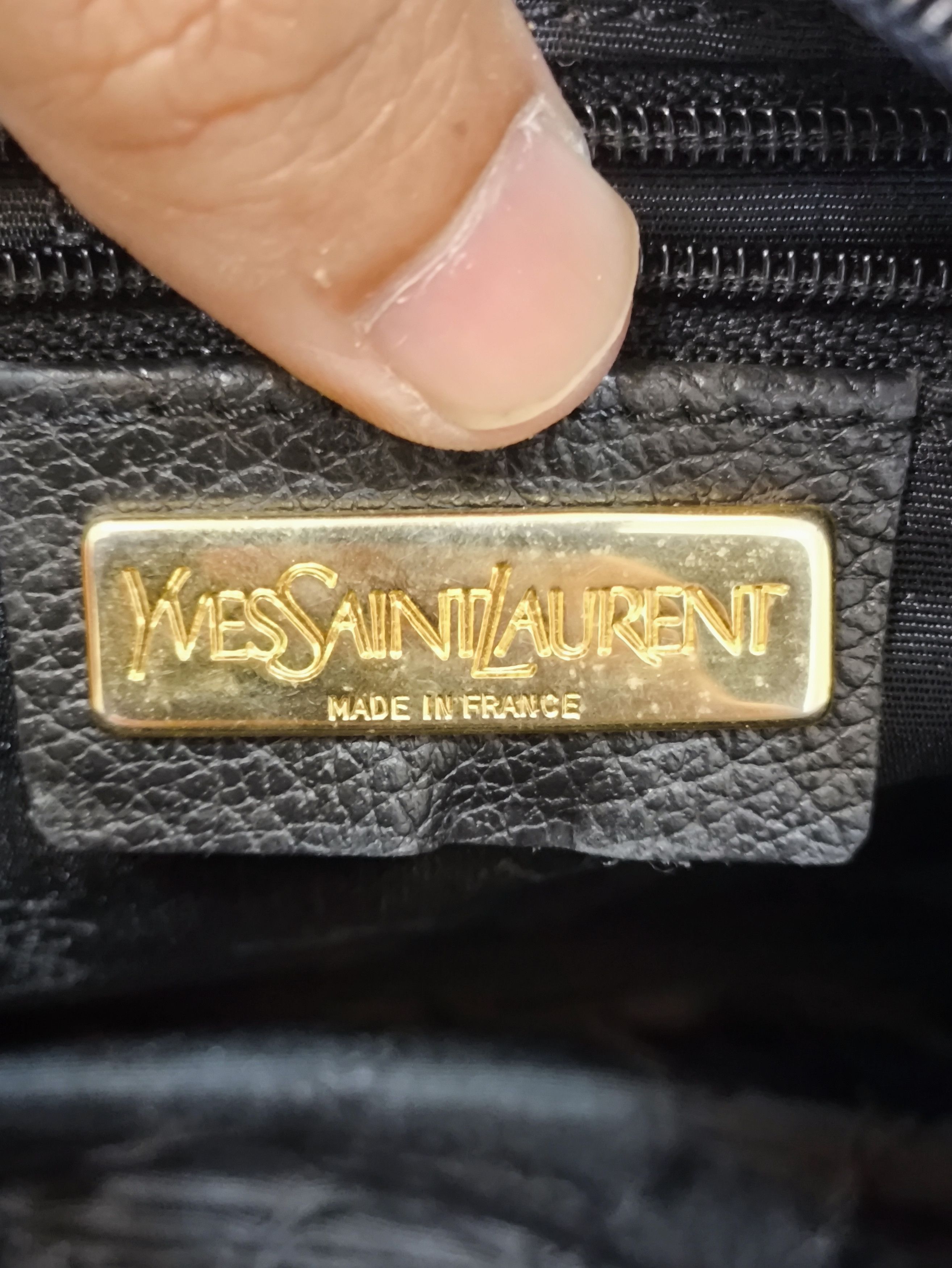 Yves Saint Laurent YSL Leather Crossbody Blue Bag Size ONE SIZE - 10 Thumbnail