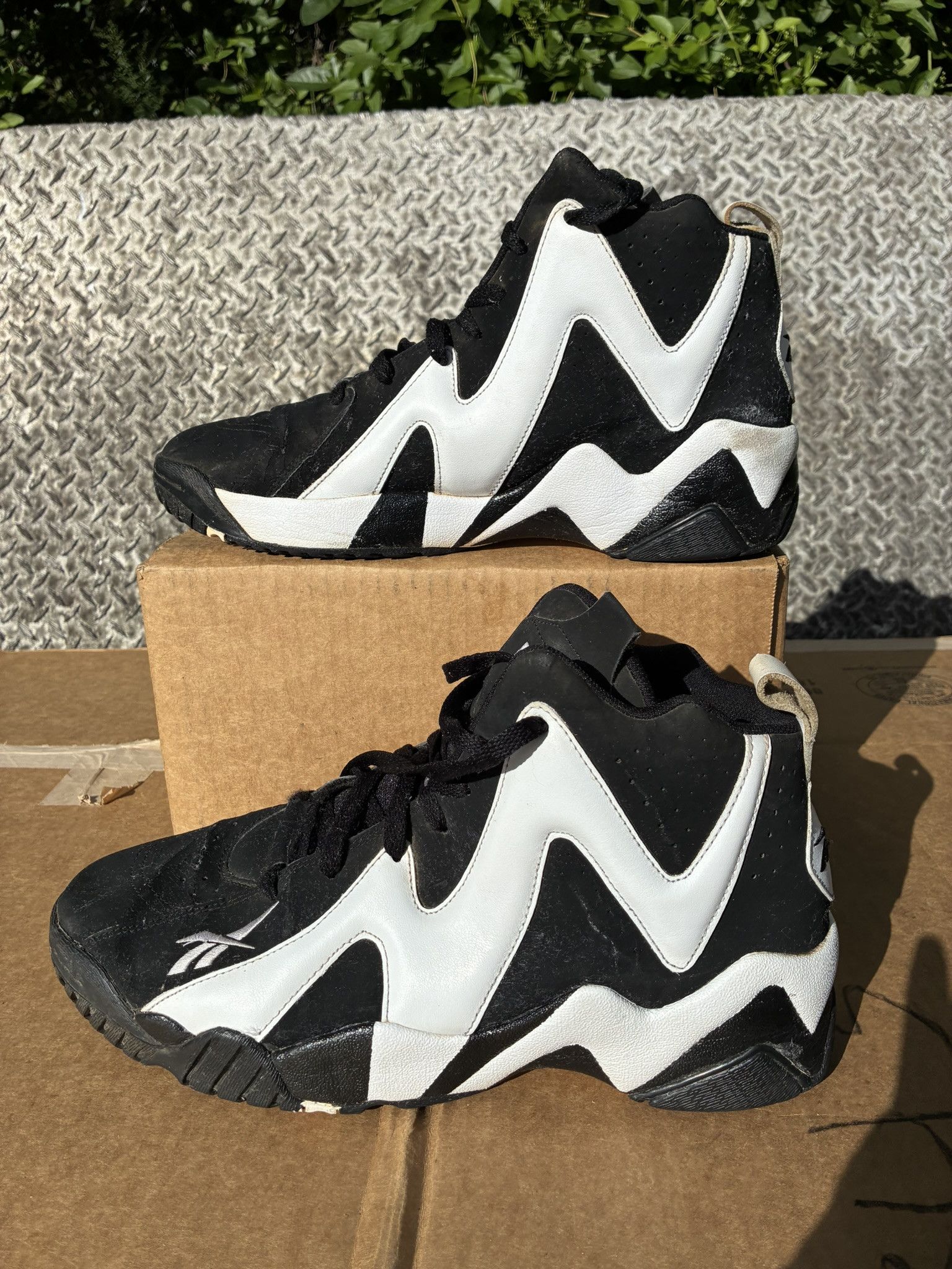 Reebok Reebok Kamikaze I| 2 OG Retro V44405 Black White Men's 12 Size US 12 / EU 45 - 2 Thumbnail