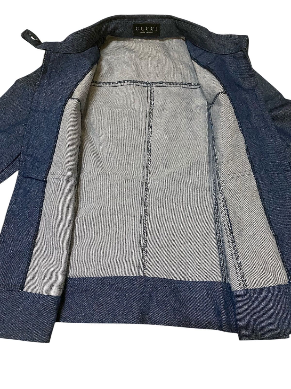 Gucci Gucci Double Pocket Pullover Zipper Denim Jacket Size XS / US 0-2 / IT 36-38 - 3 Thumbnail