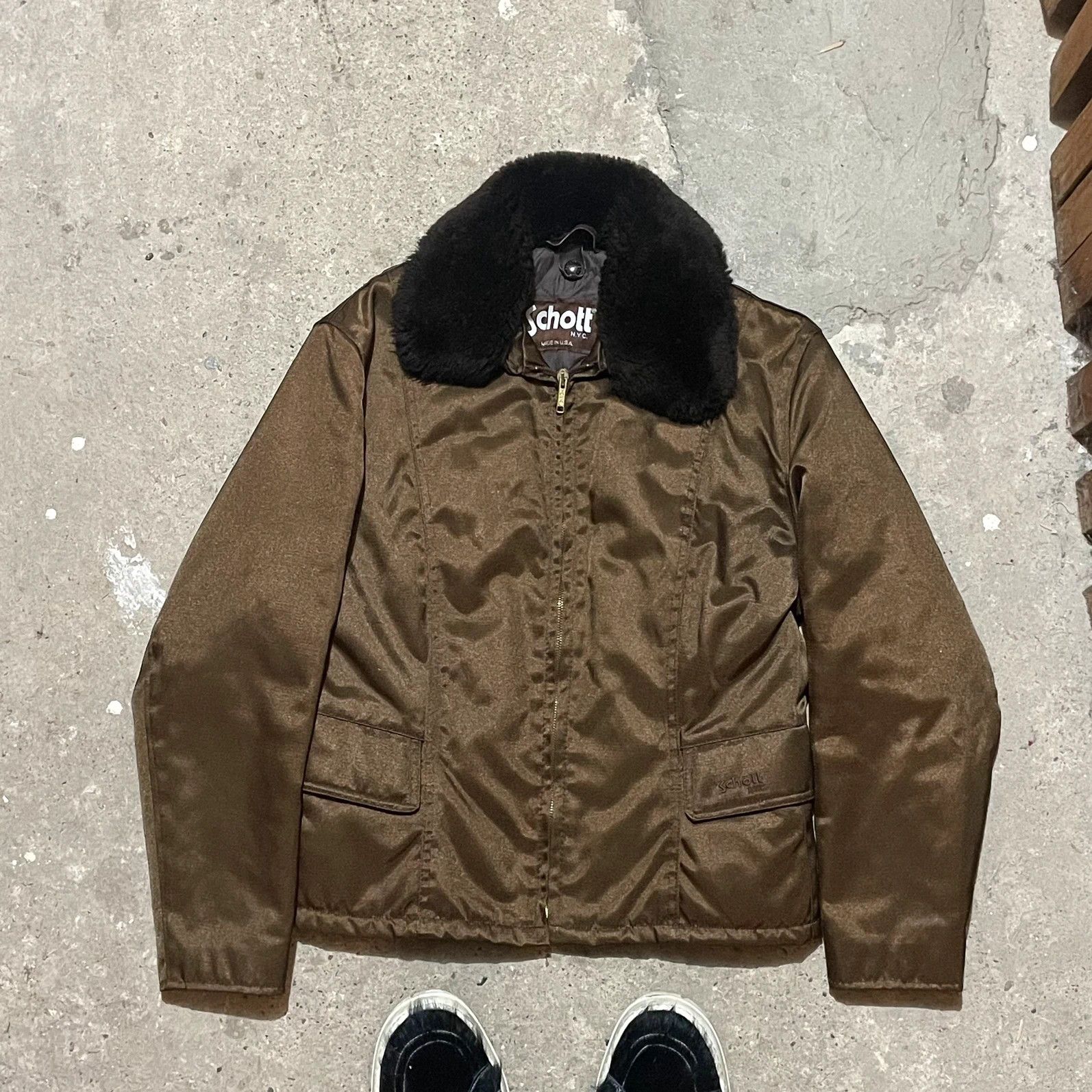 Schott Vintage Schott jacket fur Size M / US 6-8 / IT 42-44 - 1 Thumbnail