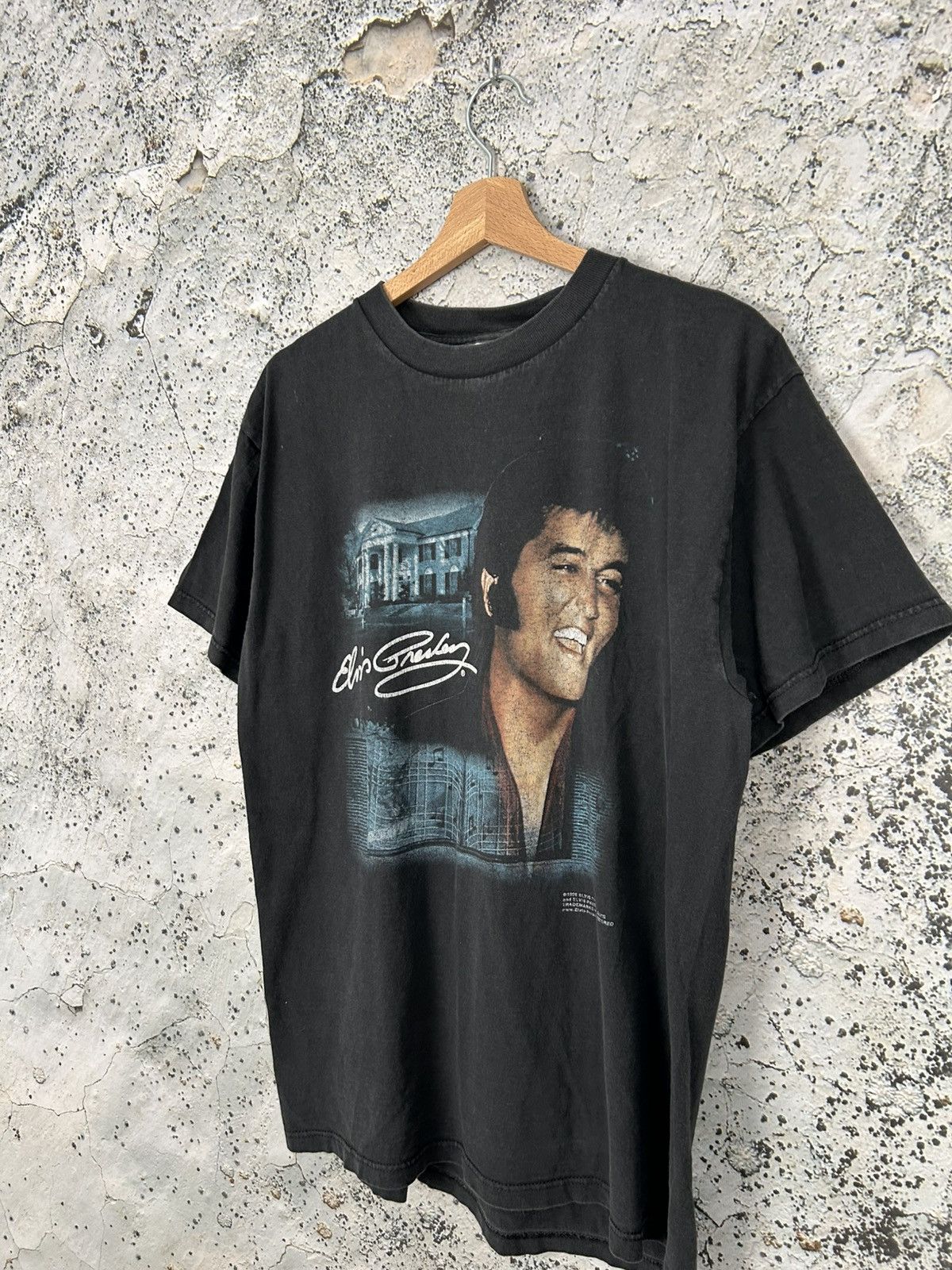 Band Tees Vintage Elvis Presley 1996 Graphic Tee Band Rock Skate Size US L / EU 52-54 / 3 - 2 Thumbnail