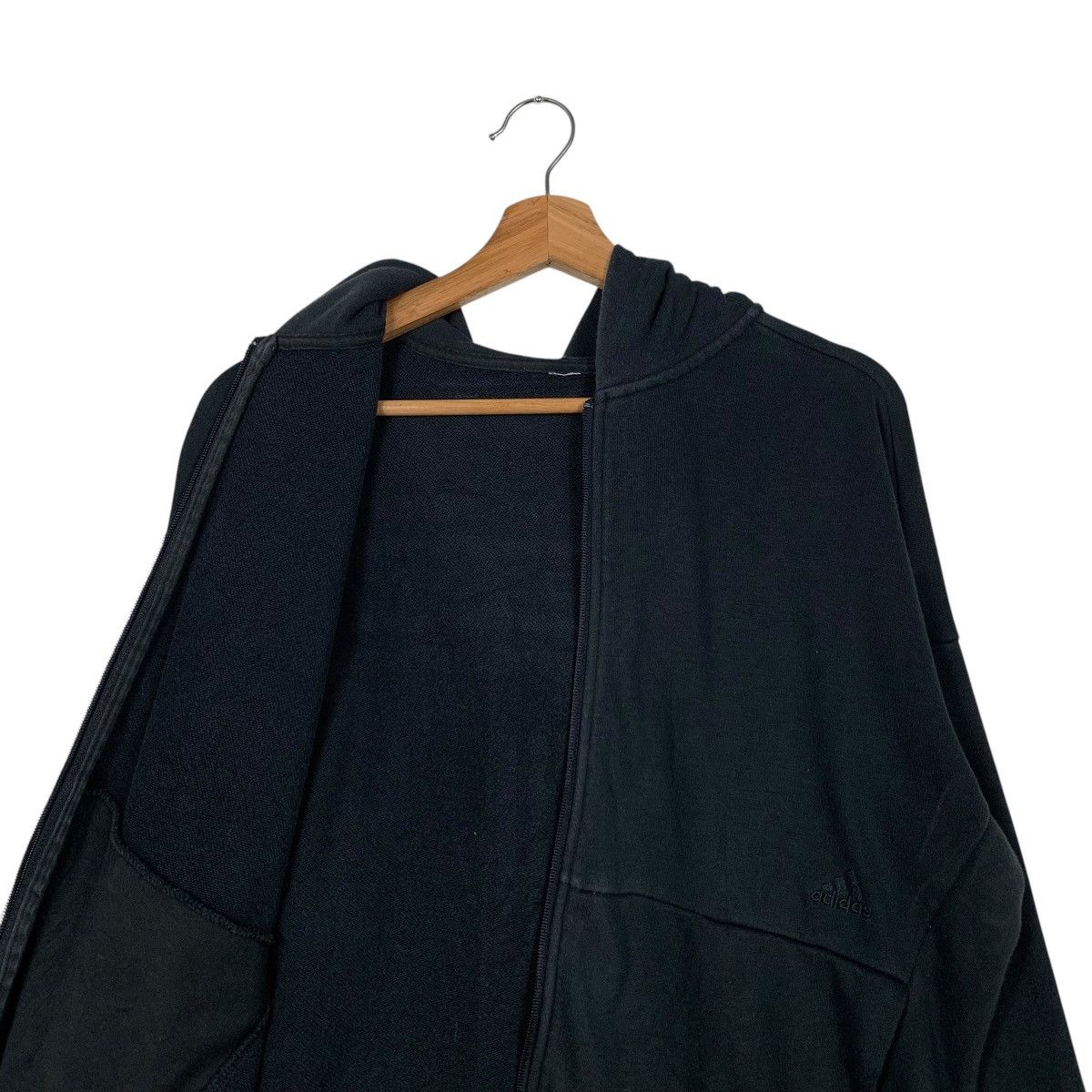 Adidas ADIDAS Big Logo Zipper Hoodies Sweatshirt #1787-C79 Size US L / EU 52-54 / 3 - 12 Thumbnail