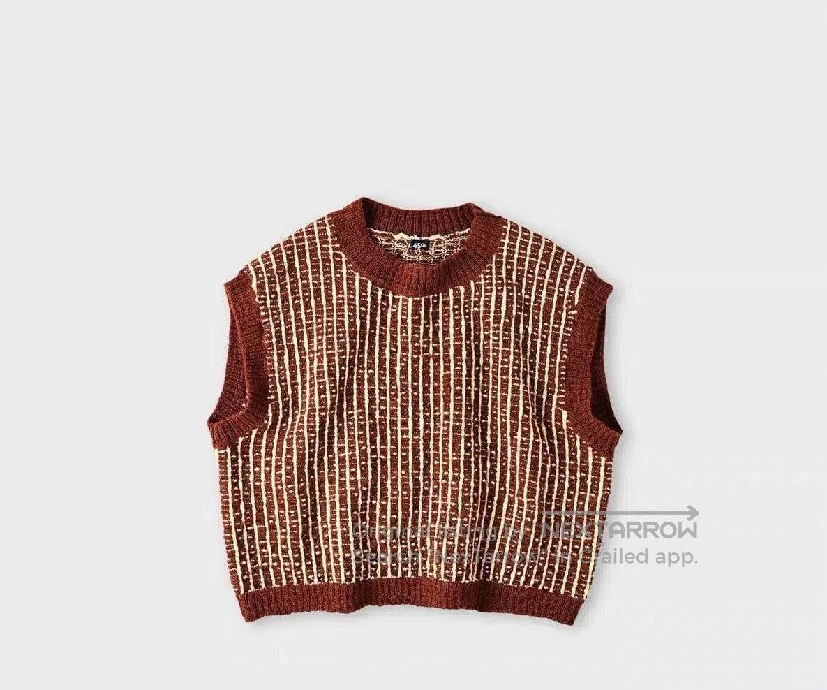 45rpm Red Wool Vest Size S. Size S / US 4 / IT 40 - 1 Thumbnail