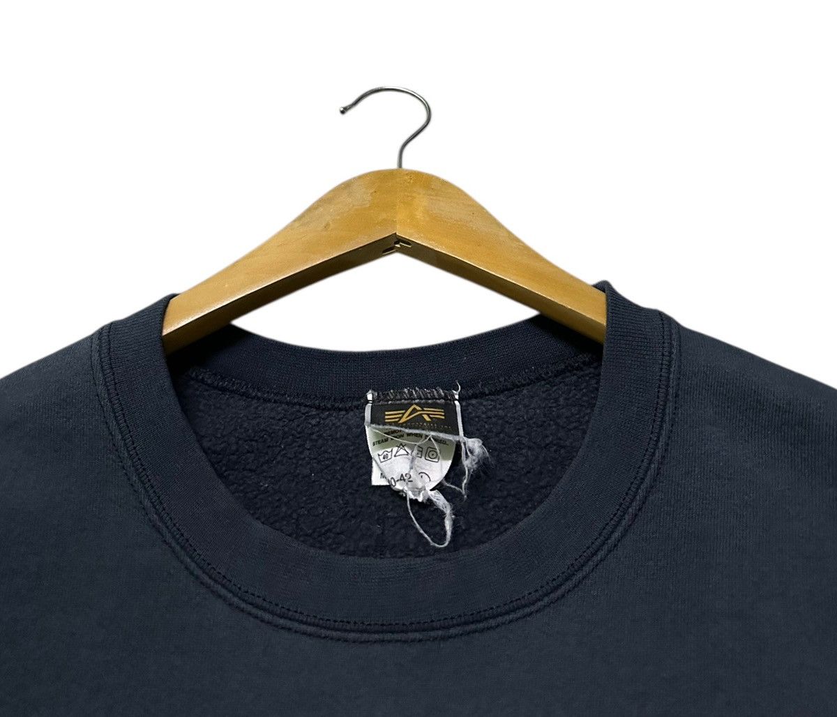 Alpha Industries Vintage Alpha industries pullover sweatshirt Size US L / EU 52-54 / 3 - 3 Thumbnail
