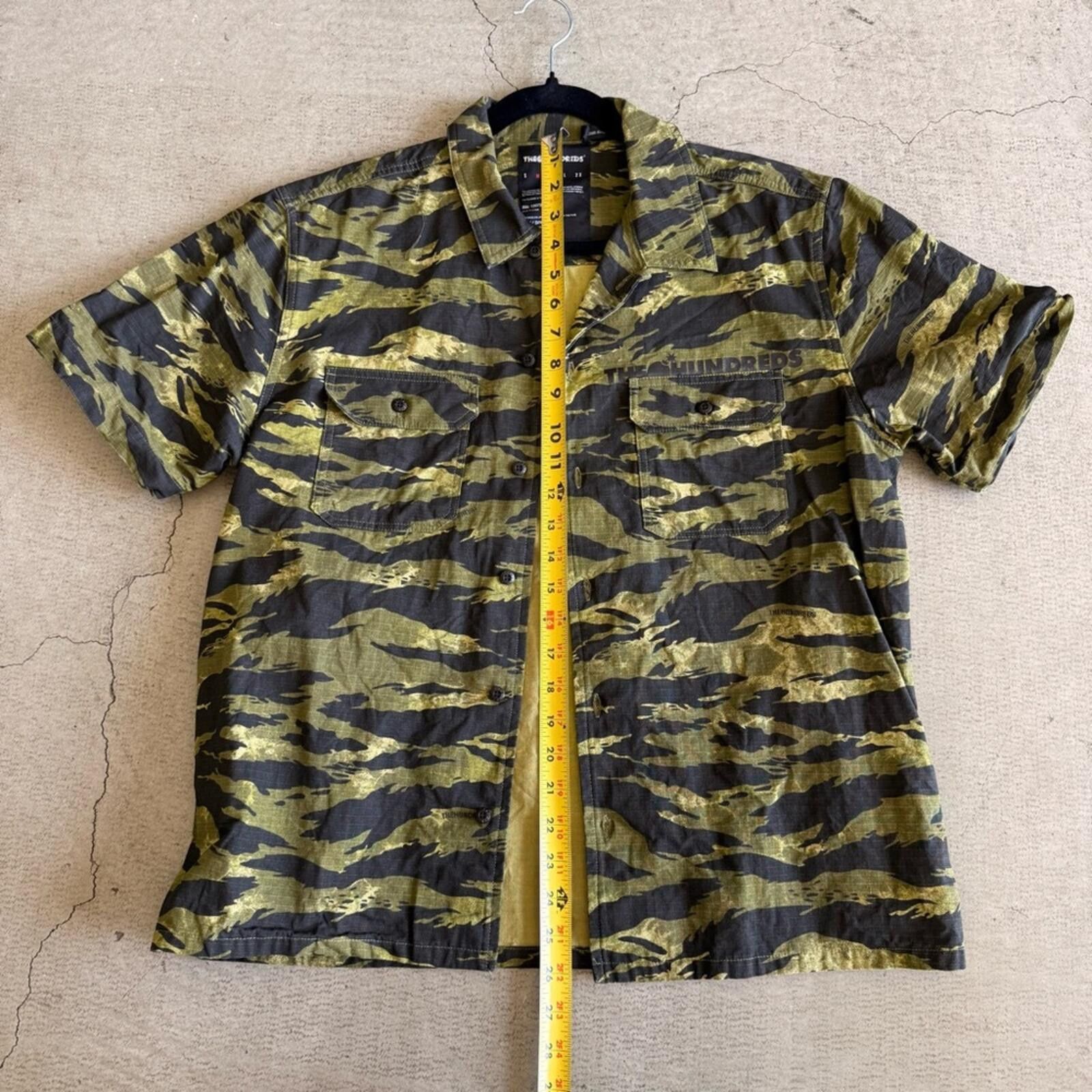 The Hundreds The Hundreds / BDU Camo Button Up Shirt / Green / M Size US M / EU 48-50 / 2 - 4 Thumbnail