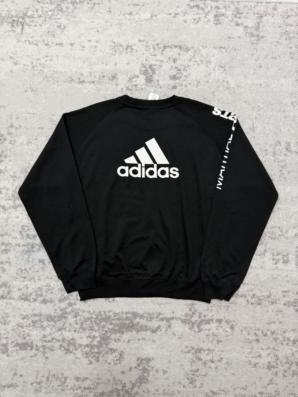 Adidas ADIDAS MARTIAL ARTS BACKHIT LOGO SWEATSHIRT Size US L / EU 52-54 / 3 - 10 Thumbnail