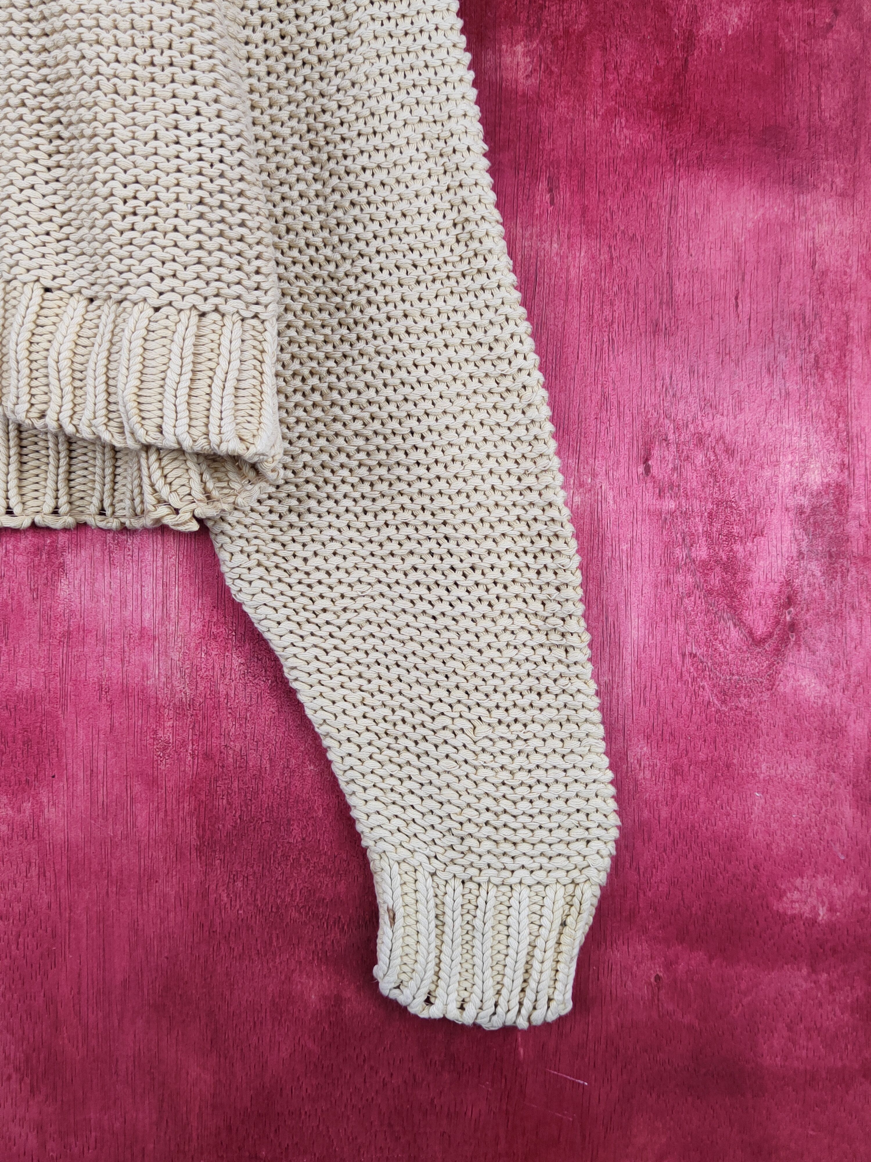 Homespun Knitwear Duras Yellow Knitwear crochet mesh net Crop Tops #S1686 Size M / US 6-8 / IT 42-44 - 6 Thumbnail