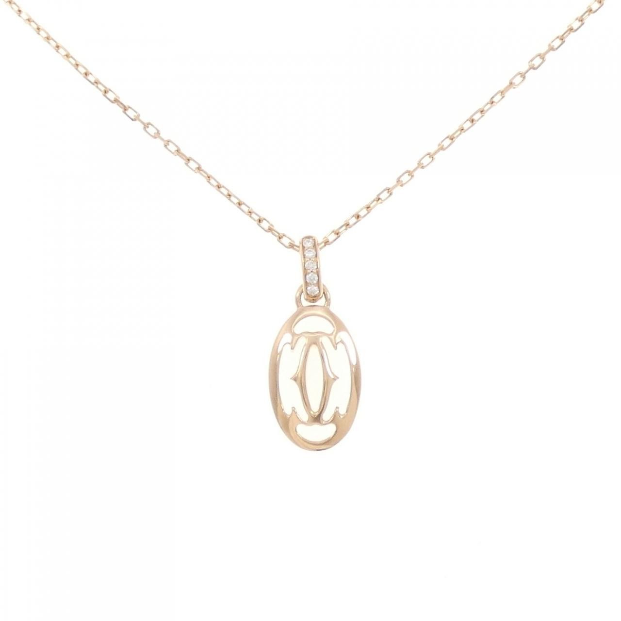 Cartier Cartier Cartier Logo 750 Pink Gold Diamond Necklace Metal Necklace B7219200 DUTY FREE for USA Size ONE SIZE - 1 Thumbnail