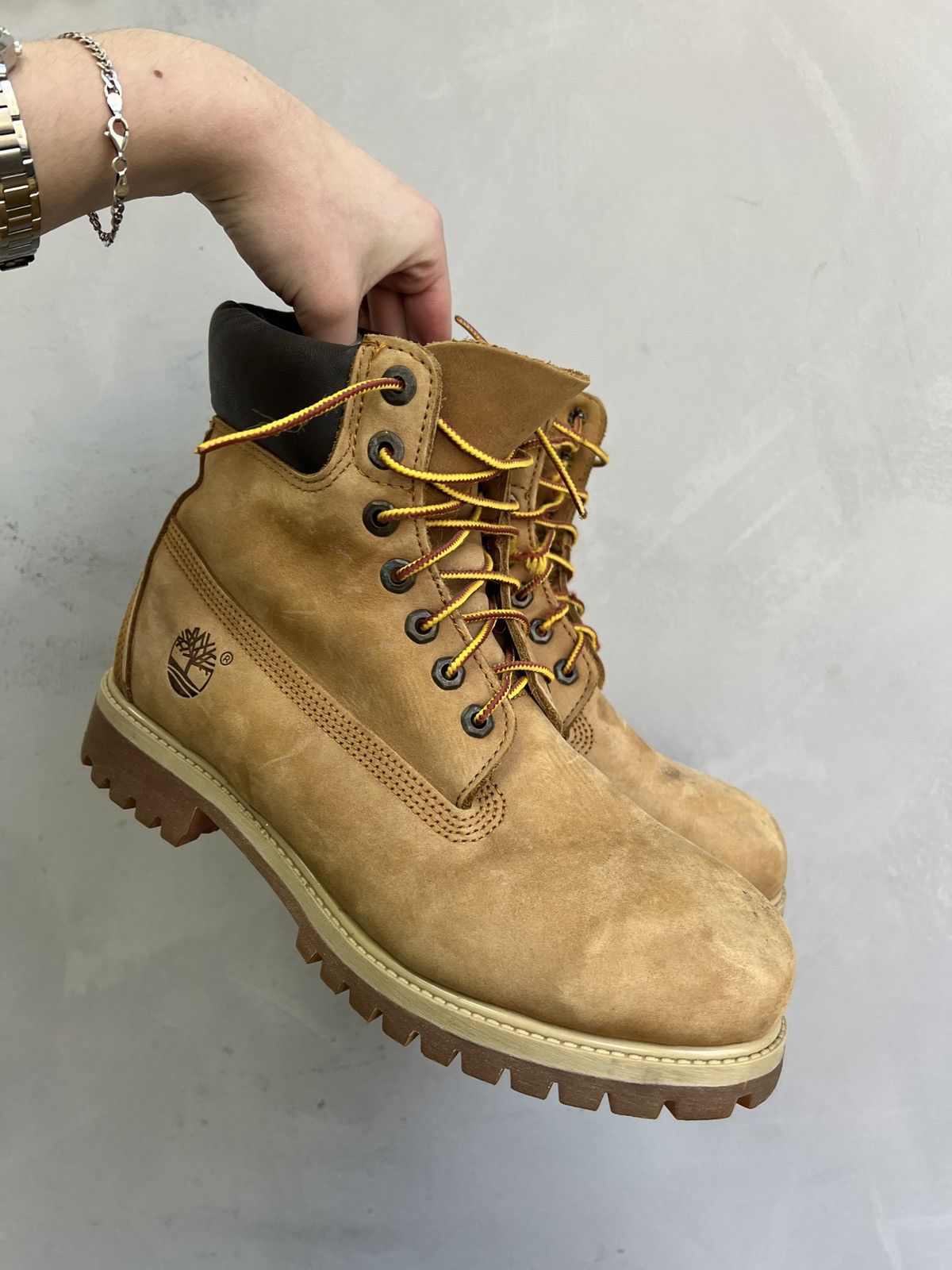 Timberland Timberland brown suede nubuk fashion boots y2k Size US 9.5 / EU 42-43 - 3 Thumbnail