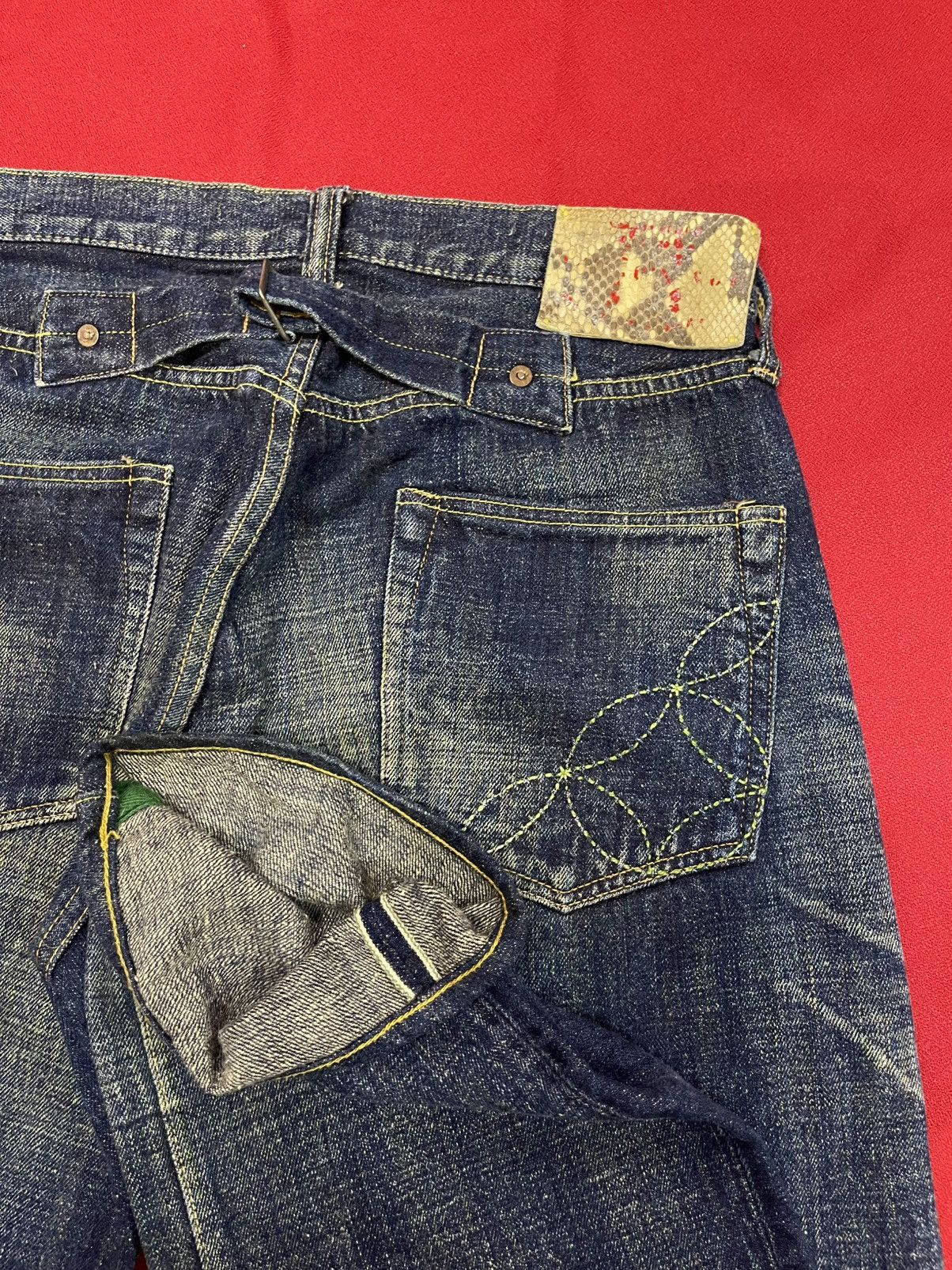 Sugar Cane × Toyo Enterprises SUGARCANE SPECIAL PRODUCT OF OKINAWA DENIM JEANS Size US 31 - 3 Thumbnail