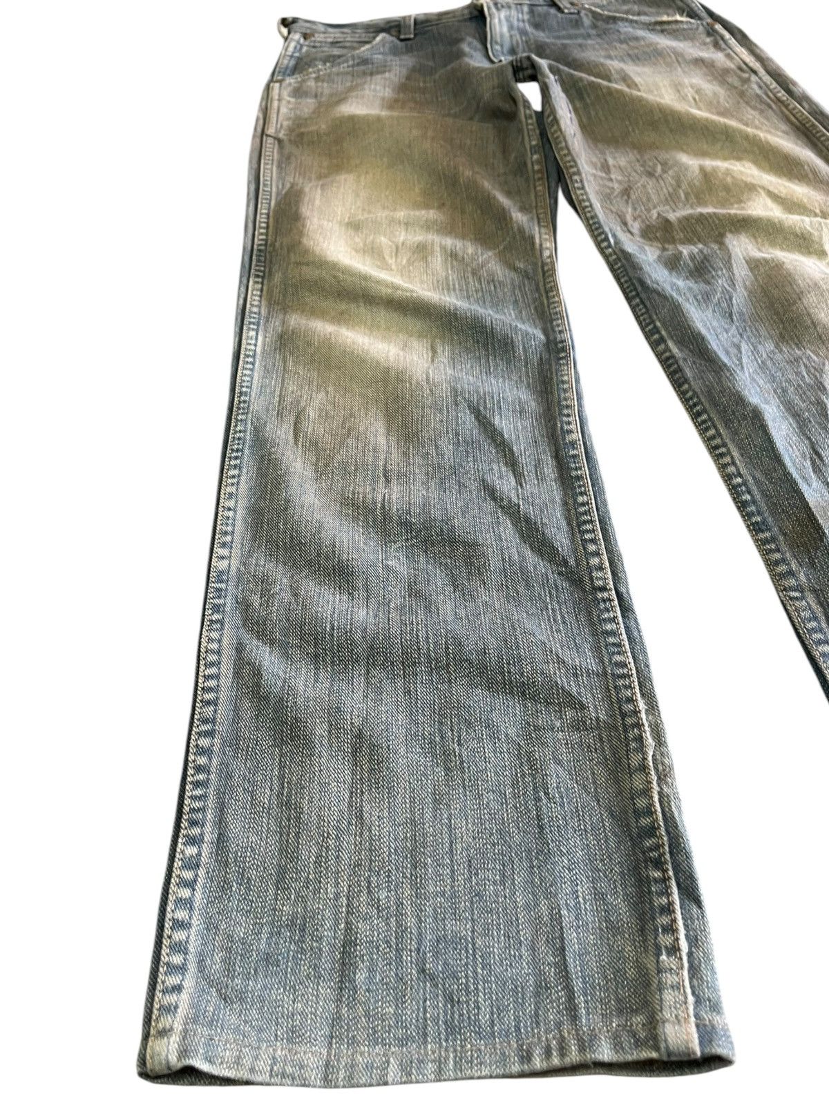 Japanese Brand × Wrangler Vintage Wrangler Mudwash Sanforized Denim Size US 33 - 4 Thumbnail