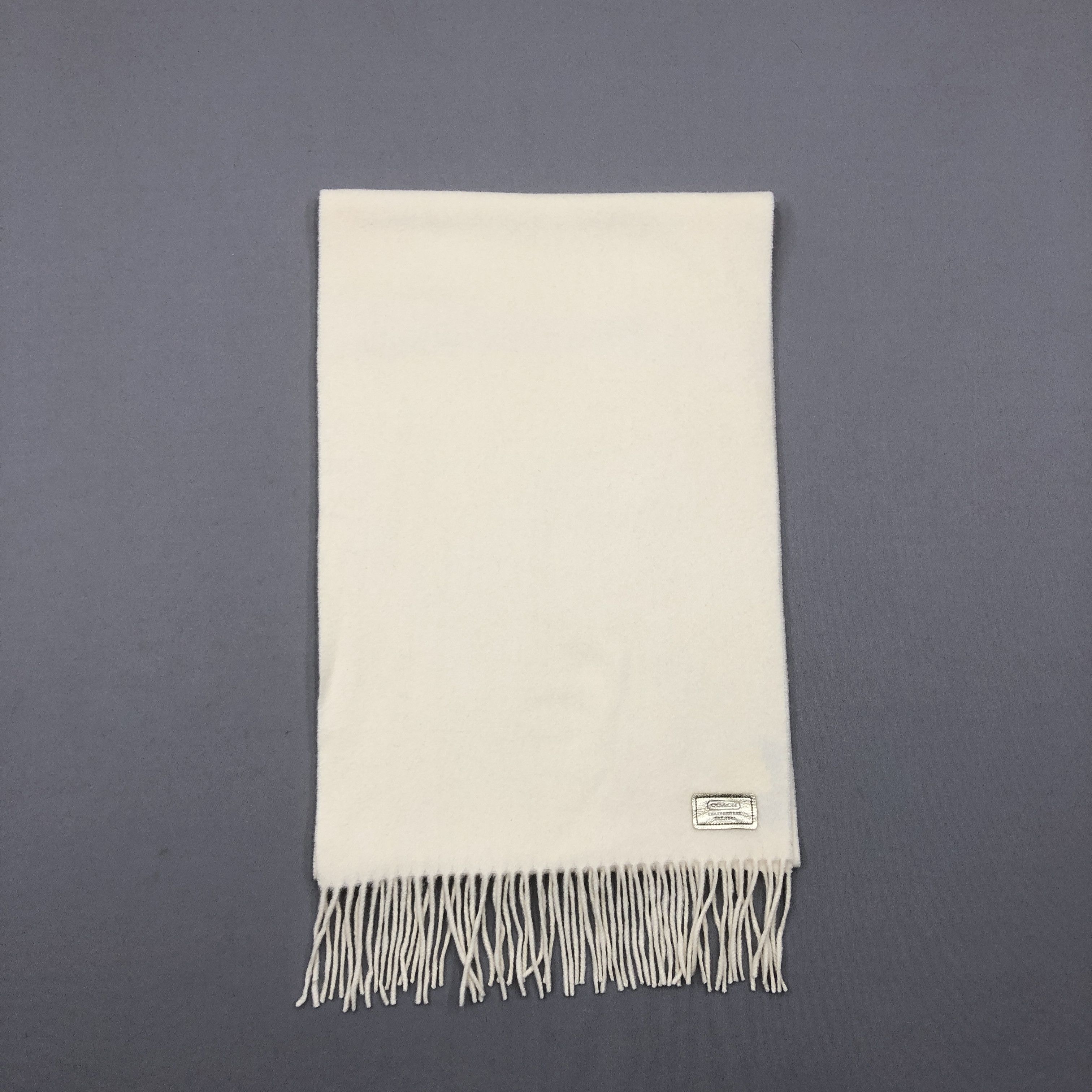 Coach × Vintage Vintage Coach Scarf Muffler Wool Cashmere Scarves Size ONE SIZE - 2 Thumbnail