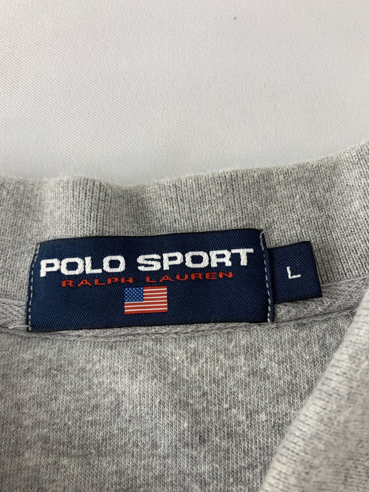 Ralph Lauren Sport Hype 90s Polo Sport Ralph Lauren Terry Cloth Polo Tee Tshirt Size US L / EU 52-54 / 3 - 7 Thumbnail
