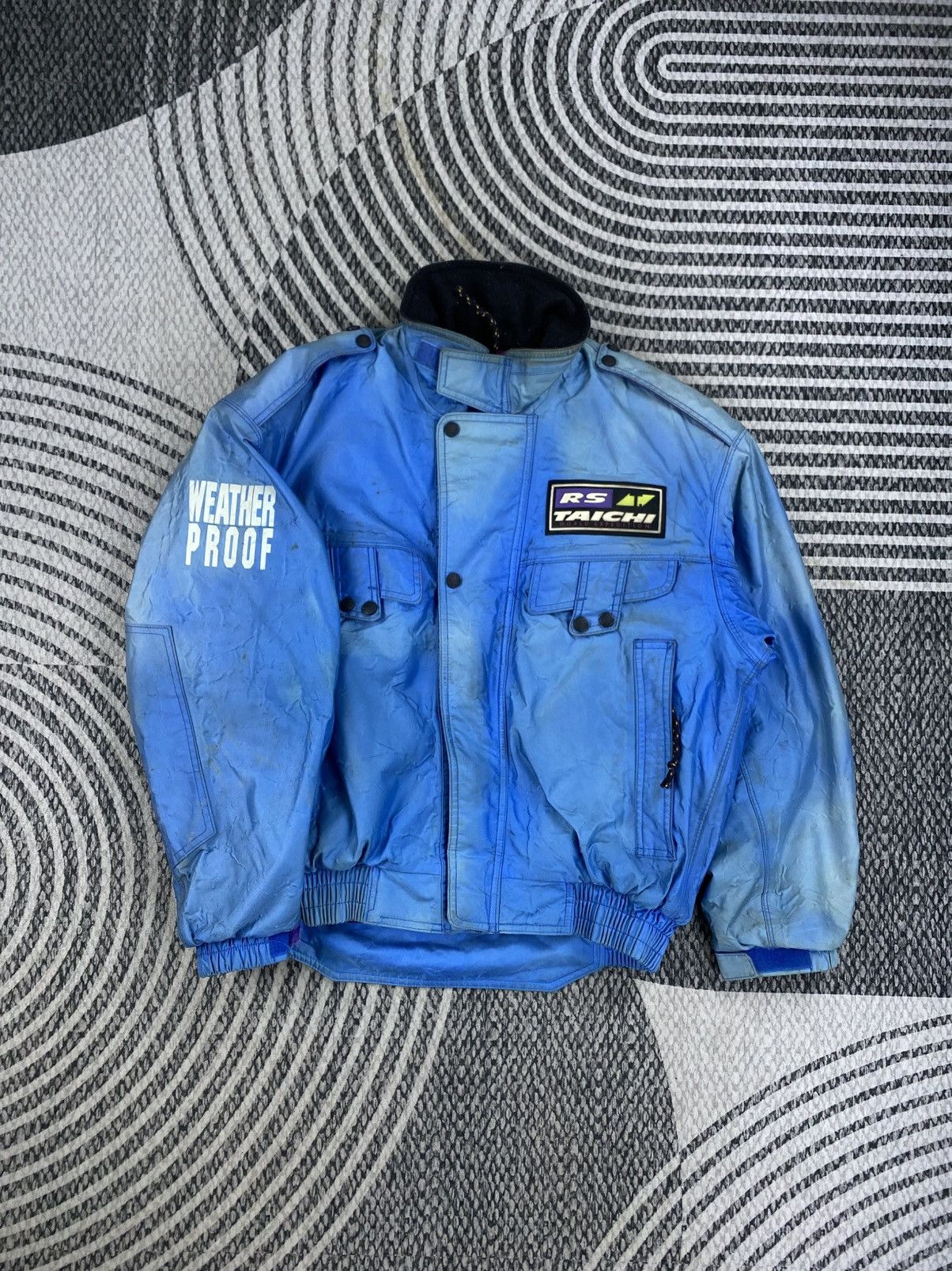 Vtg New Dimension RS Taichi Weather Proof Bomber Jacket