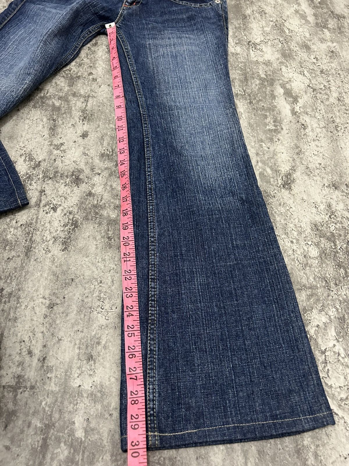 If Six Was Nine × Japanese Brand × Le Grande Bleu (L.G.B.) Happy Face Bobson japan Flare jeans Size US 30 / EU 46 - 16 Thumbnail