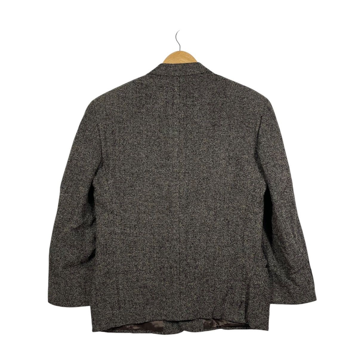 Giorgio Armani Vintage GIORGIO ARMANI Le Collezioni Wool Tweed Blazer Size 40R - 4 Thumbnail