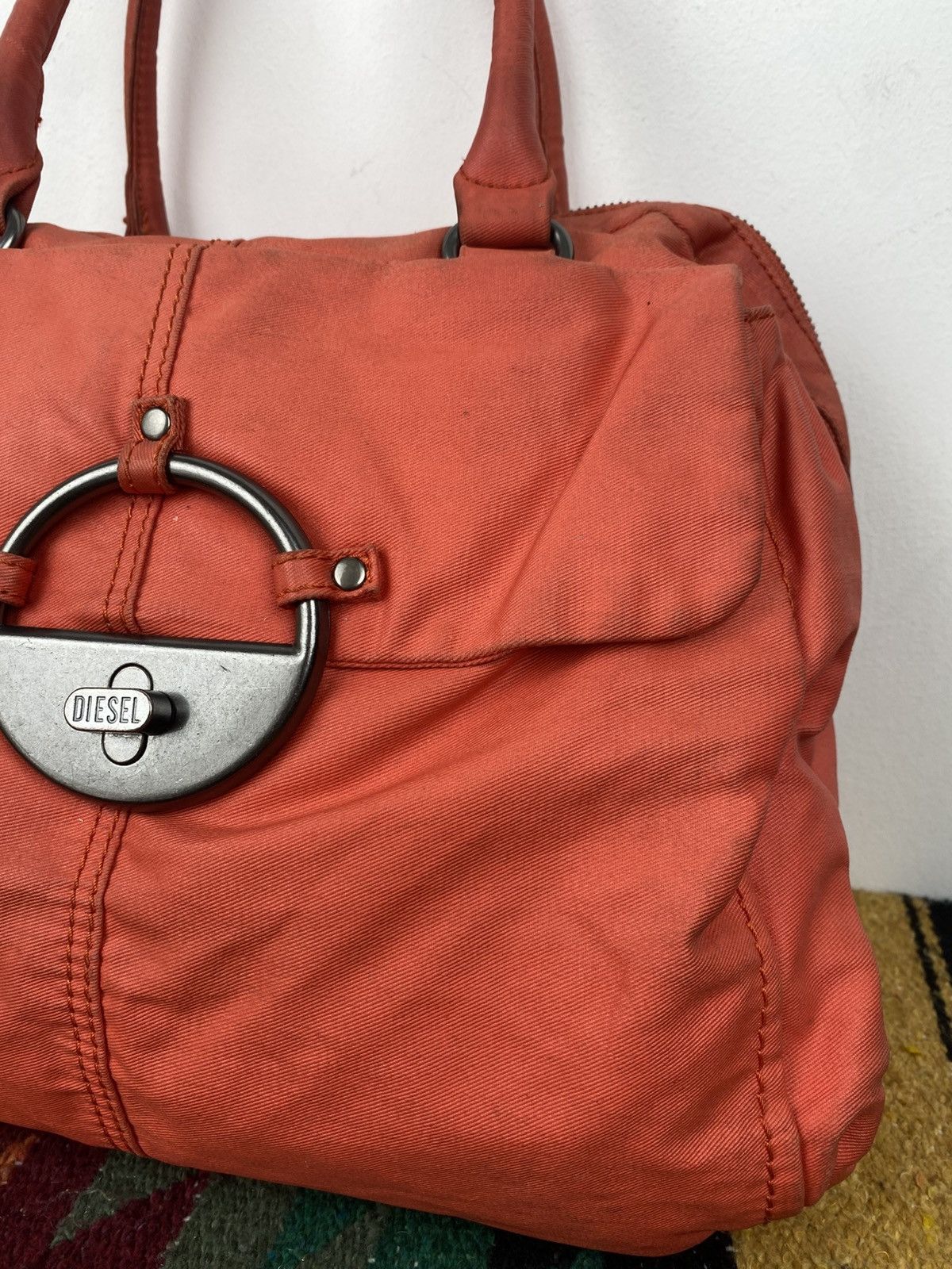 Diesel Y2K 2000's Diesel Metal Ring Handle Bag Size ONE SIZE - 5 Thumbnail